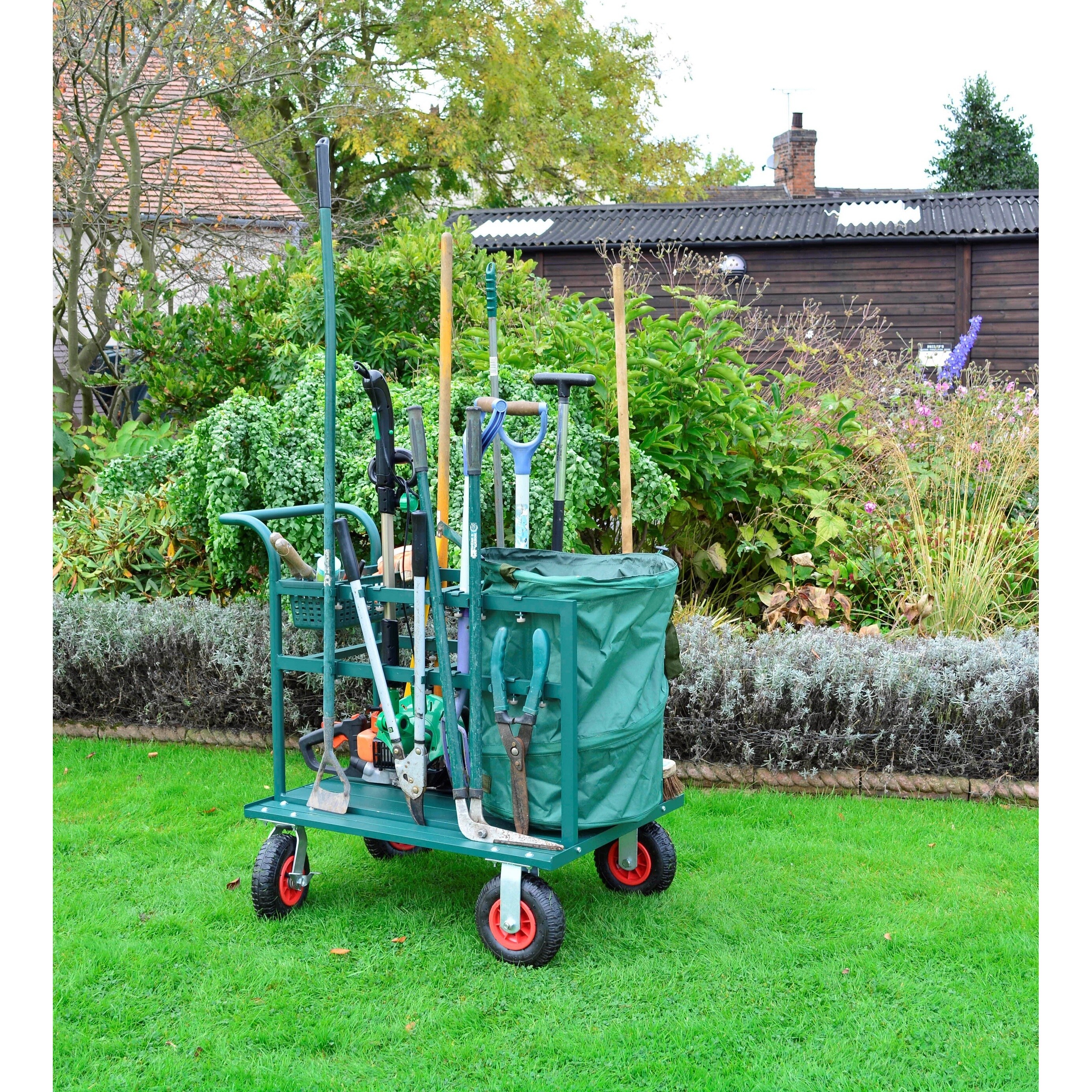 Bosmere Garden Tool Cart On Free Shipping Today Bosmere Garden Tool Cart