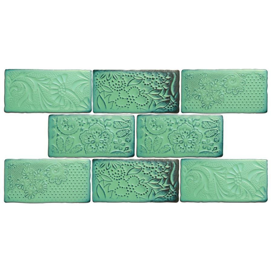 Somertile 3x6 Inch Antiguo Feelings Lava Verde Ceramic Wall Tile Somertile 3x6 Inch Antiguo Feelings Lava Verde Ceramic Wall Tile Pack Of 8 Free Shipping On Orders Over 45 18039582