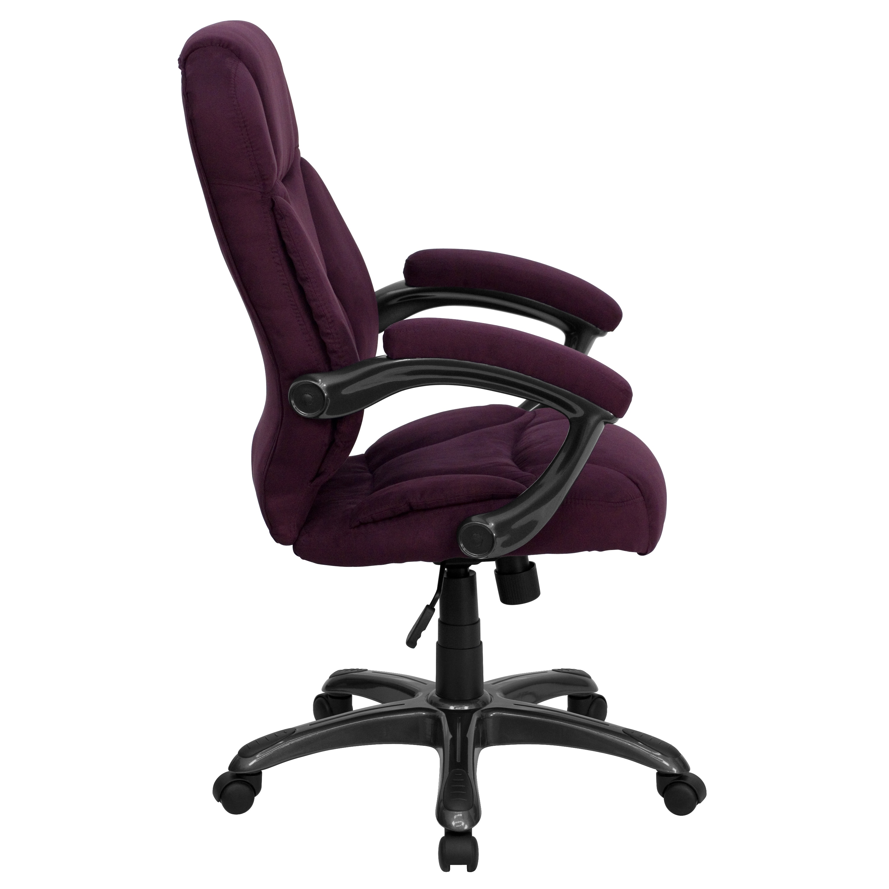 Madrid Executive Purple Microfiber Adjule Swivel Office Madrid Executive Purple Microfiber Adjule Swivel Office Chair With Padded Arms Free Shipping Today 11157462