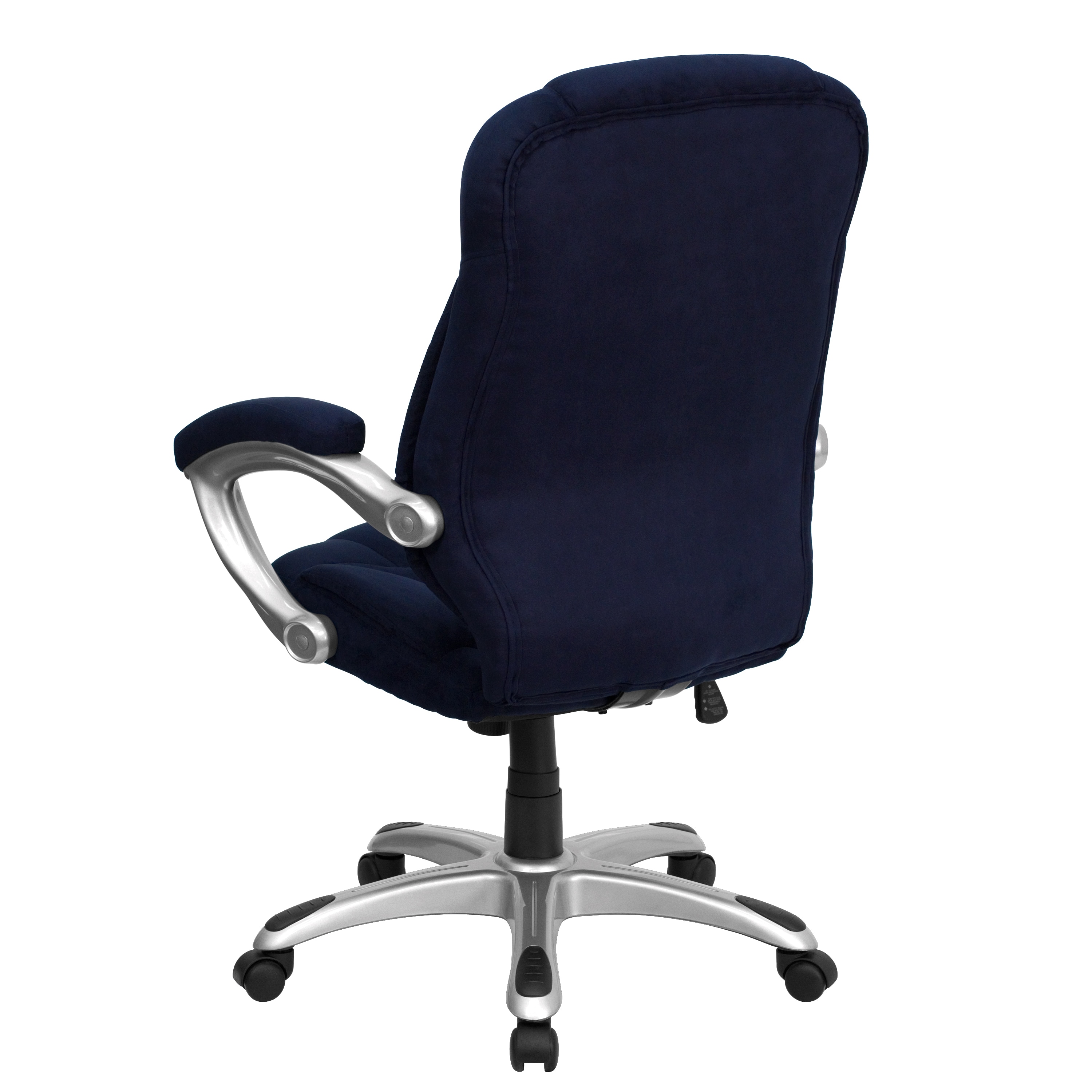 Malaga Executive Navy Blue Microfiber Adjule Swivel Office Malaga Executive Navy Blue Microfiber Adjule Swivel Office Chair With Padded Arms Free Shipping Today 11157463