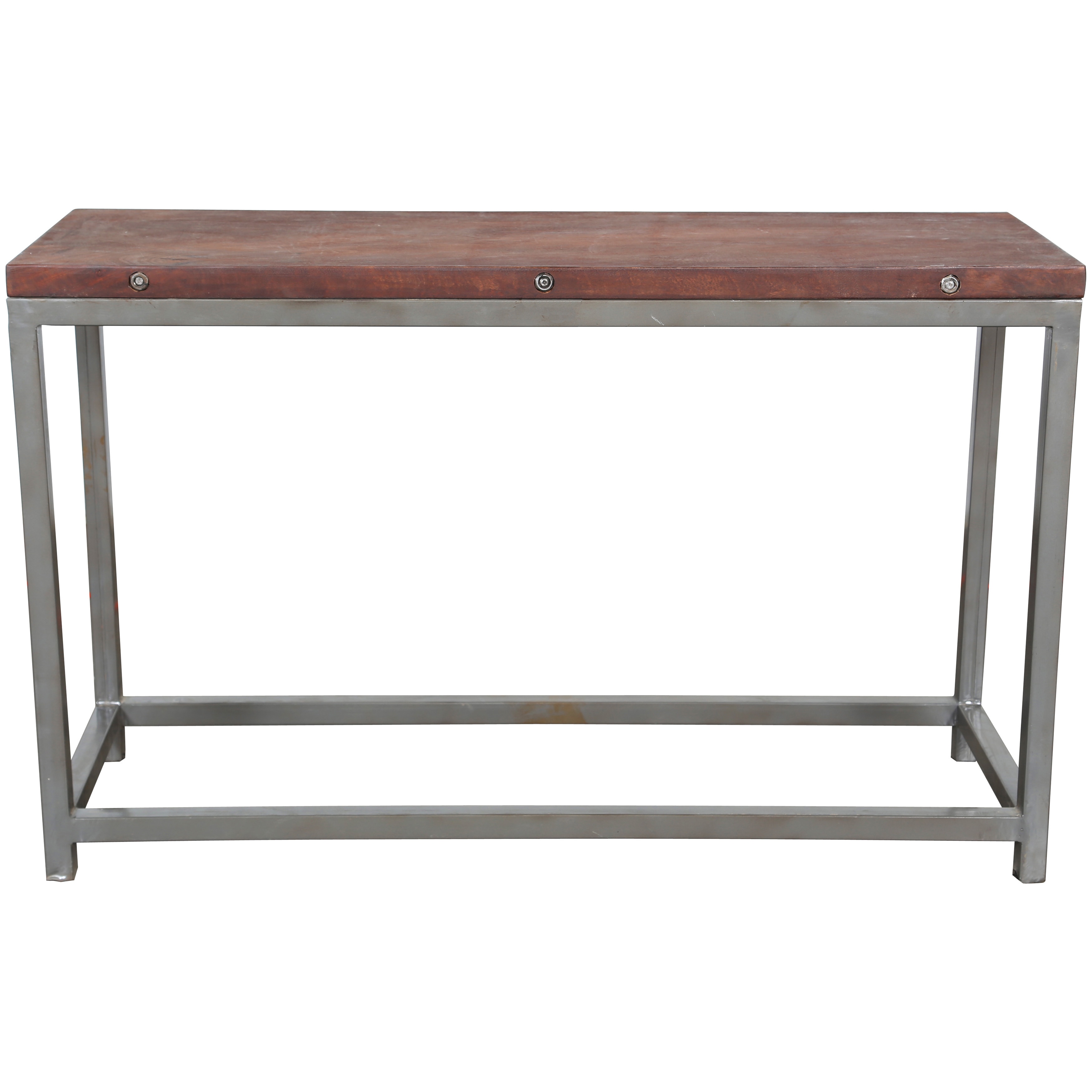 Handmade Wanderloot Reclaimed Wood Console Table Handmade Wanderloot Reclaimed Wood Console Table With Grey Metal Frame India Free Shipping Today 11319374