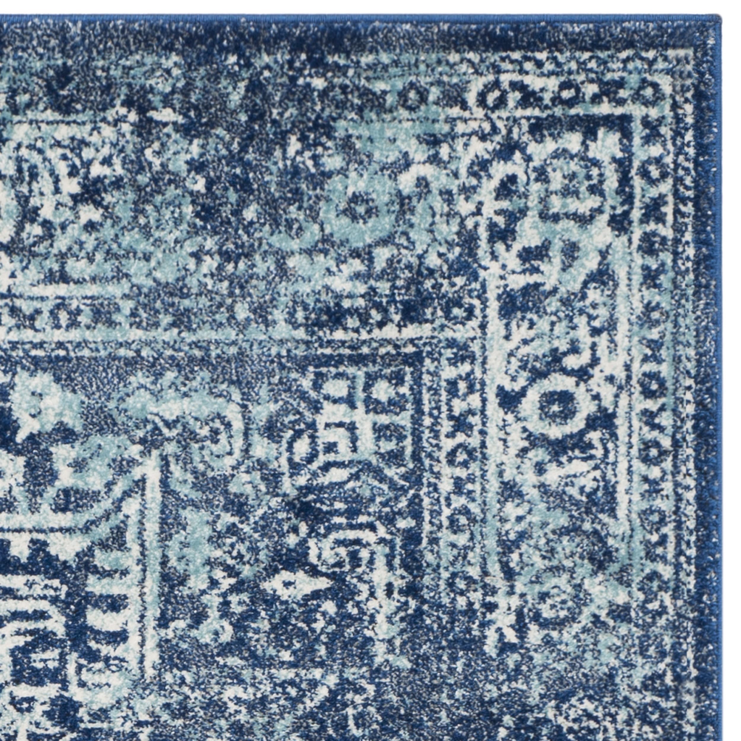 Shop Safavieh Evoke Vintage Oriental Navy Ivory Distressed Rug 5
