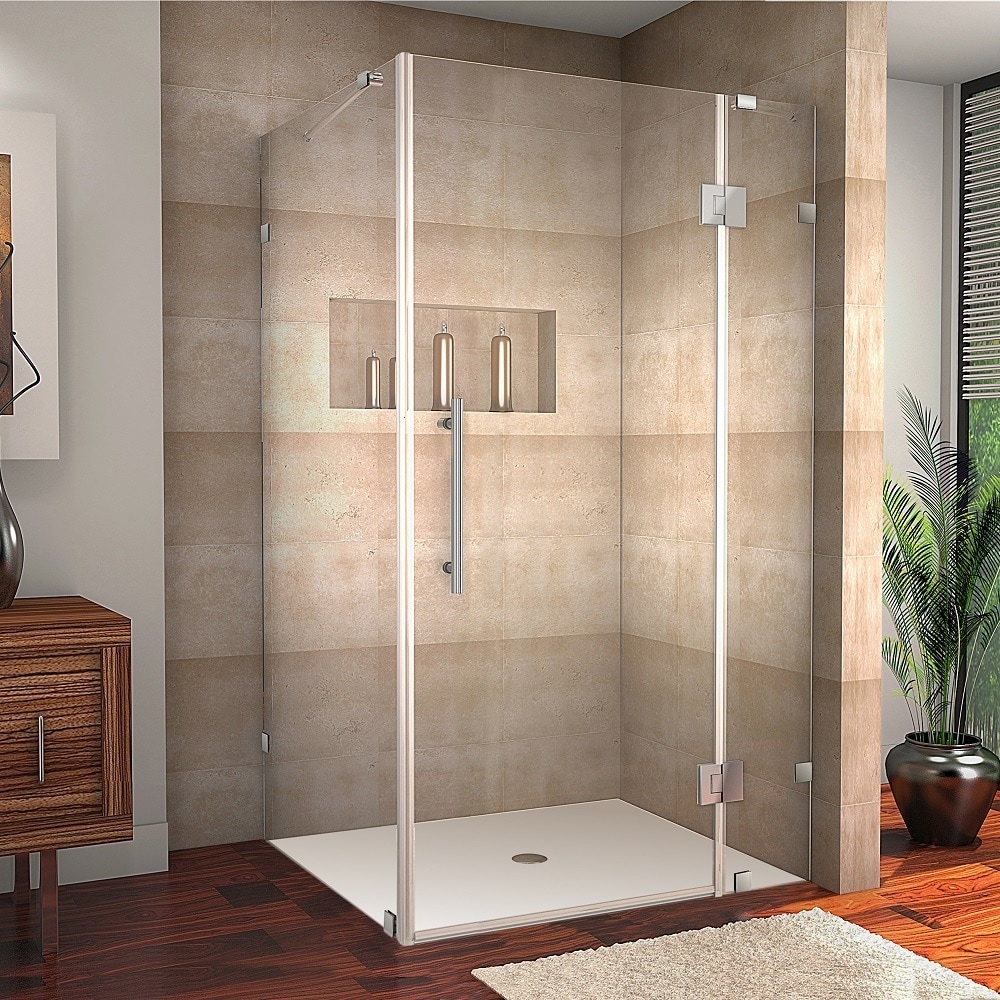 Aston Avalux 40 X 34 72 Inch Completely Frameless Shower Aston Avalux 40 X 34 72 Inch Completely Frameless Shower Enclosure Free Shipping Today 11351890