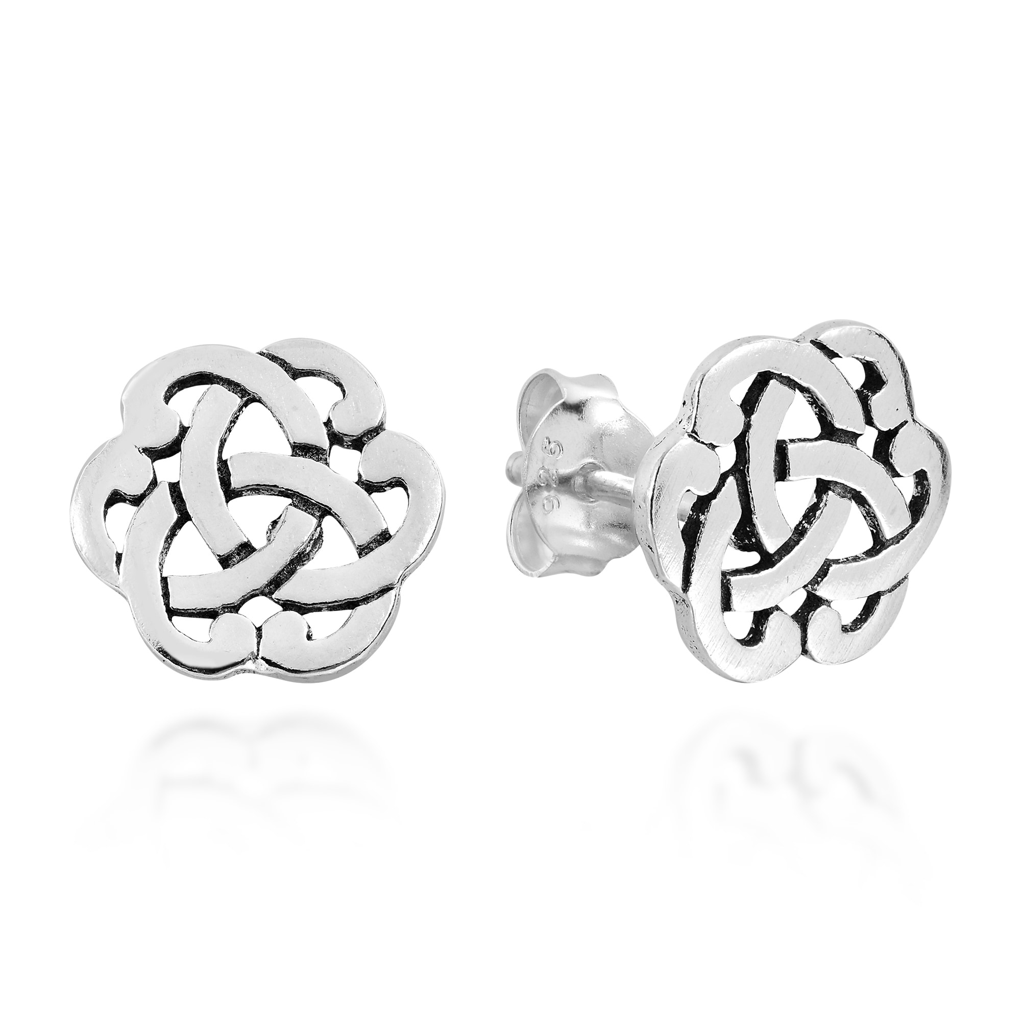 Interlocking Celtic Knot Sterling Silver Stud Earrings Interlocking Celtic Knot Sterling Silver Stud Earrings Thailand On Free Shipping Orders Over 45 11453669
