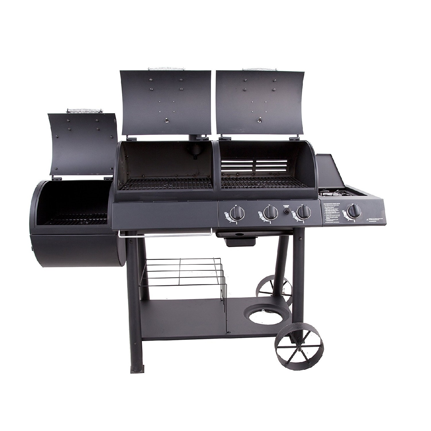 Oklahoma Joe S Charcoal And Gas Grill Smoker Combo Free Oklahoma Joe S Charcoal And Gas Grill Smoker Combo Free Shipping Today 11484935