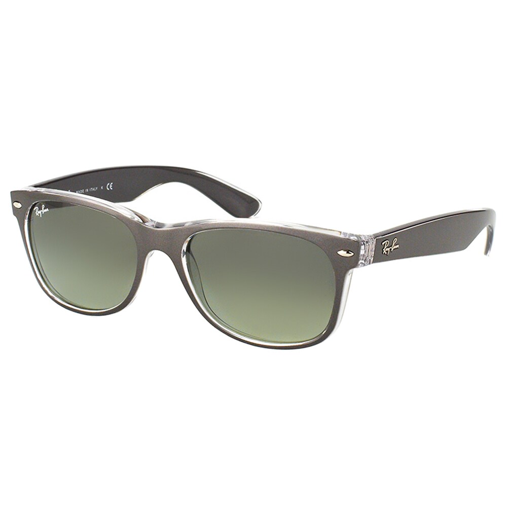 Shop Ray-Ban New Wayfarer Women's Brushed Gunmetal on Crystal Plastic Sunglasses - Free Shipping Today - Overstock.com - 11511403