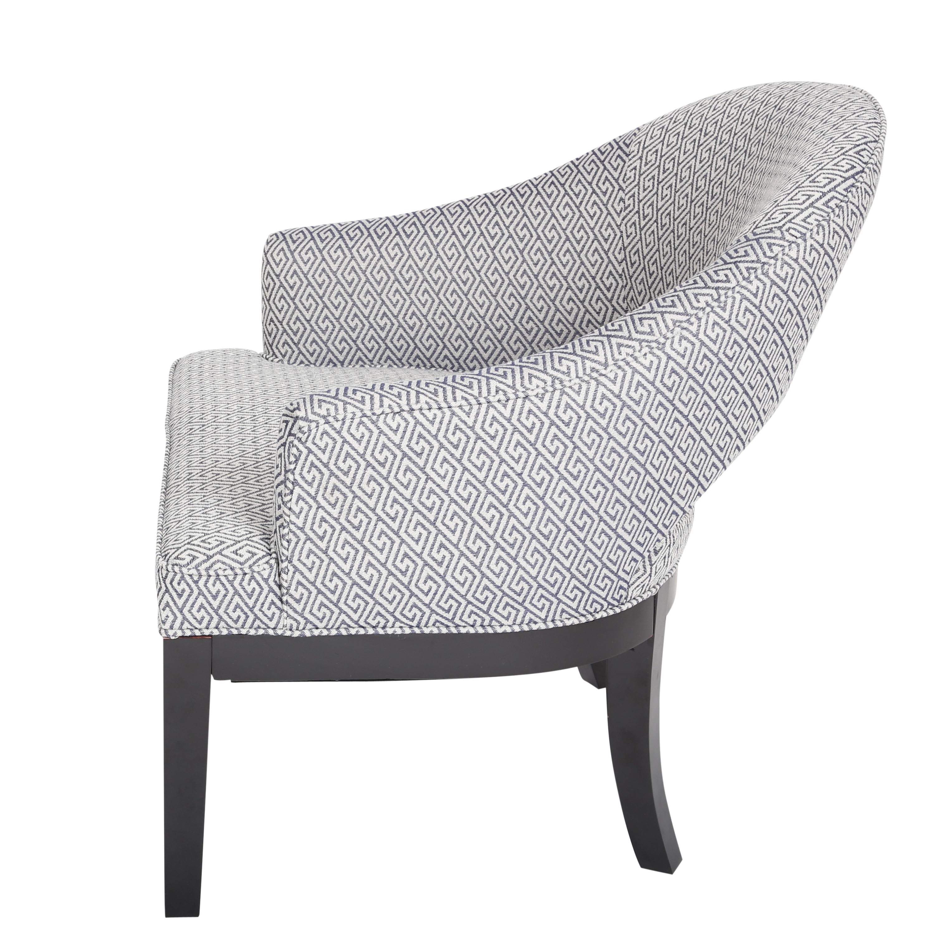 Porter Draper Navy Blue White Woven Greek Key Open Back Accent Porter Draper Navy Blue White Woven Greek Key Open Back Accent Chair Free Shipping Today 11526231