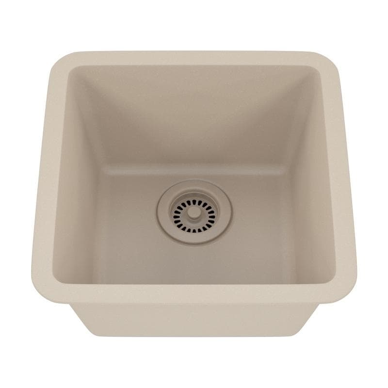 Lexicon Platinum Small Single Bowl Quartz Composite Kitchen Lexicon Platinum Small Single Bowl Quartz Composite Kitchen Sink Free Shipping Today 11607121