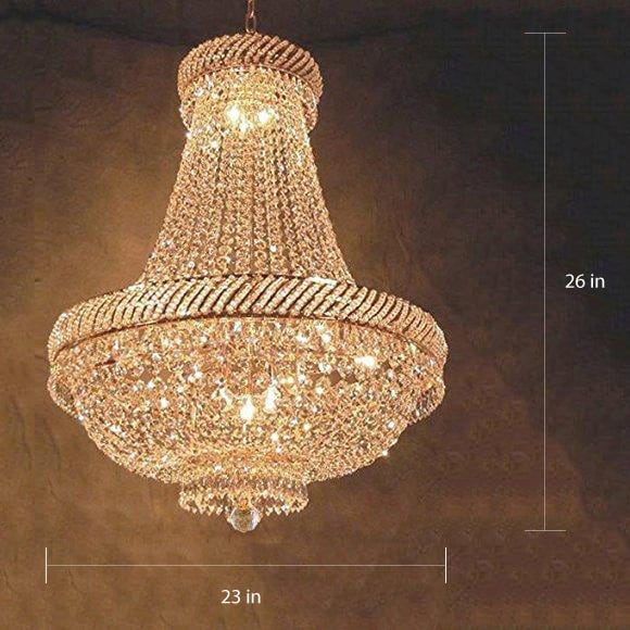 French Empire Crystal Chandelier Lighting H26 X W23 On French Empire Crystal Chandelier Lighting H26 X W23 On Free Today Com 11615471