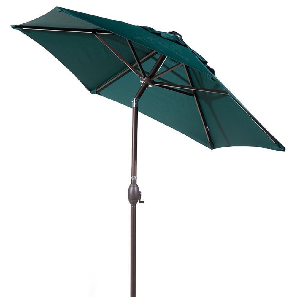 Abba 7 5 Foot Round Outdoor Push On Tilt And Crank Patio Abba 7 5 Foot Round Outdoor Push On Tilt And Crank Patio Umbrella Free Shipping Today 11684421
