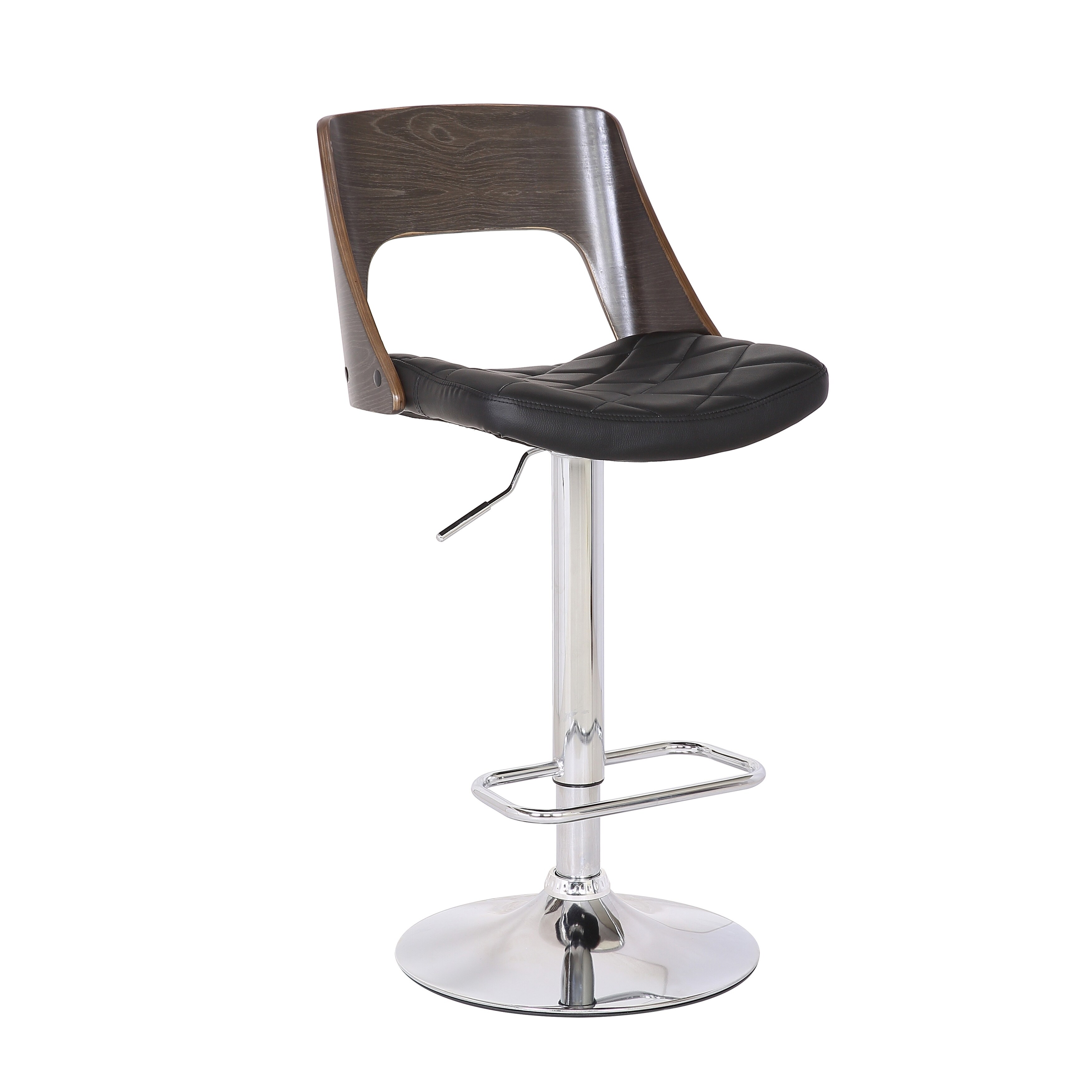 Chrome Stool Chair Inspiration Walnut Chrome Adjule Swivel Bar Stool