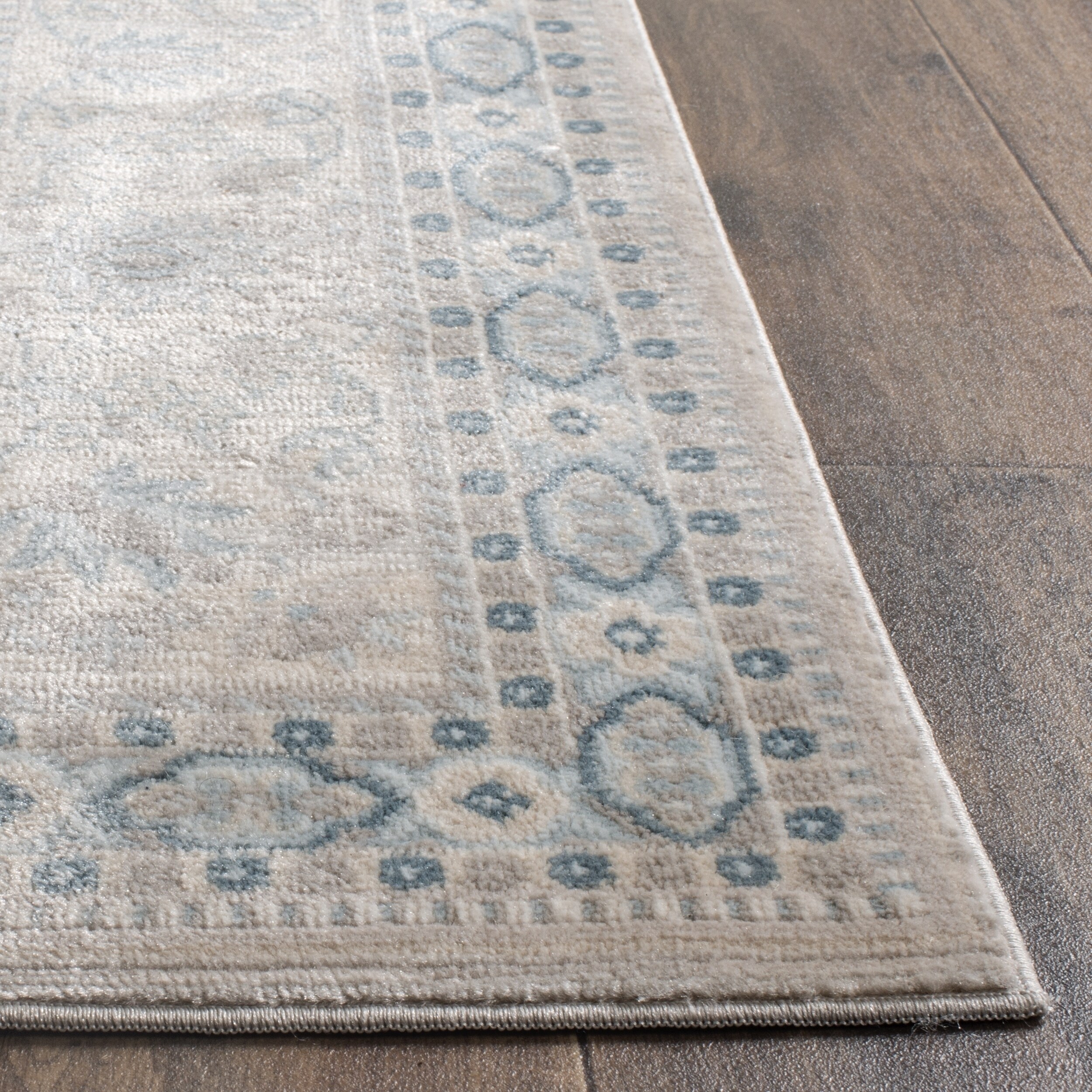 Shop Safavieh Archive Vintage Grey Blue Distressed Rug 5 1 X 7