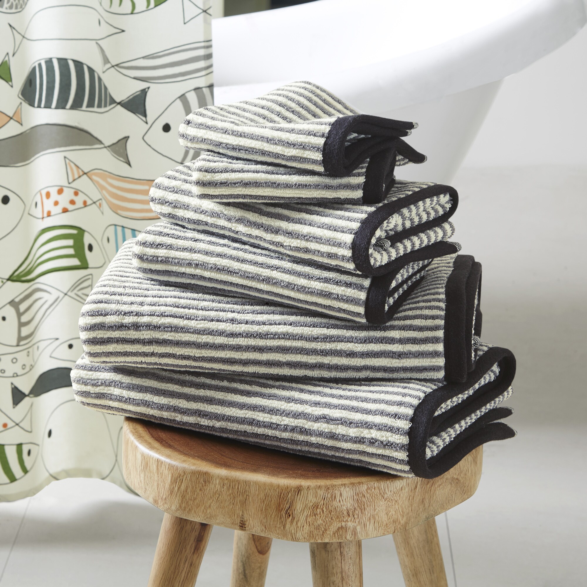Hipstyle Dax Grey Cotton Jacquard Towel Set Free Shipping Hipstyle Dax Grey Cotton Jacquard Towel Set Free Shipping Today 11829481