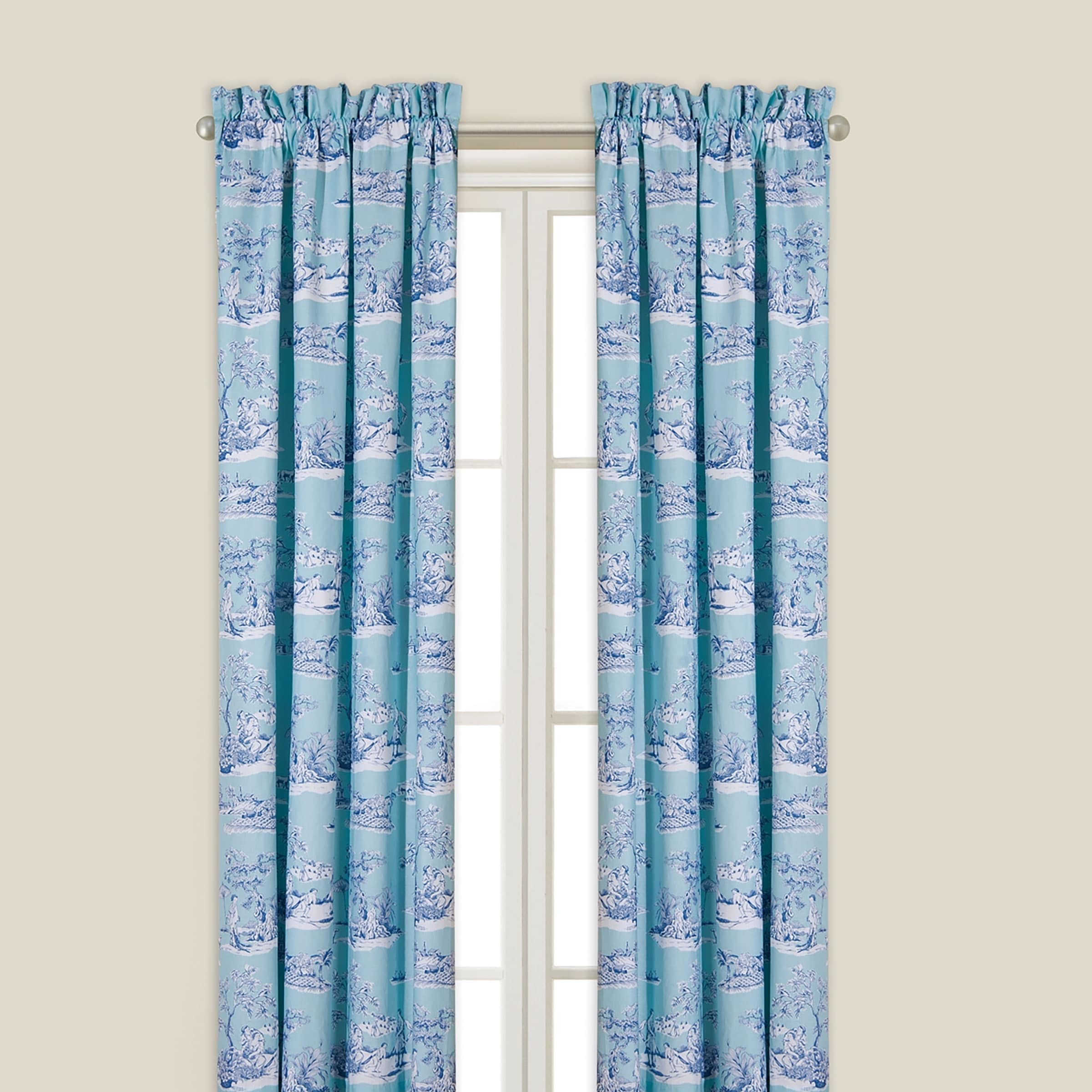 Hampstead Toile Window Drapery Panel On Free Shipping Hampstead Toile Window Drapery Panel On Free Shipping Today 11862103