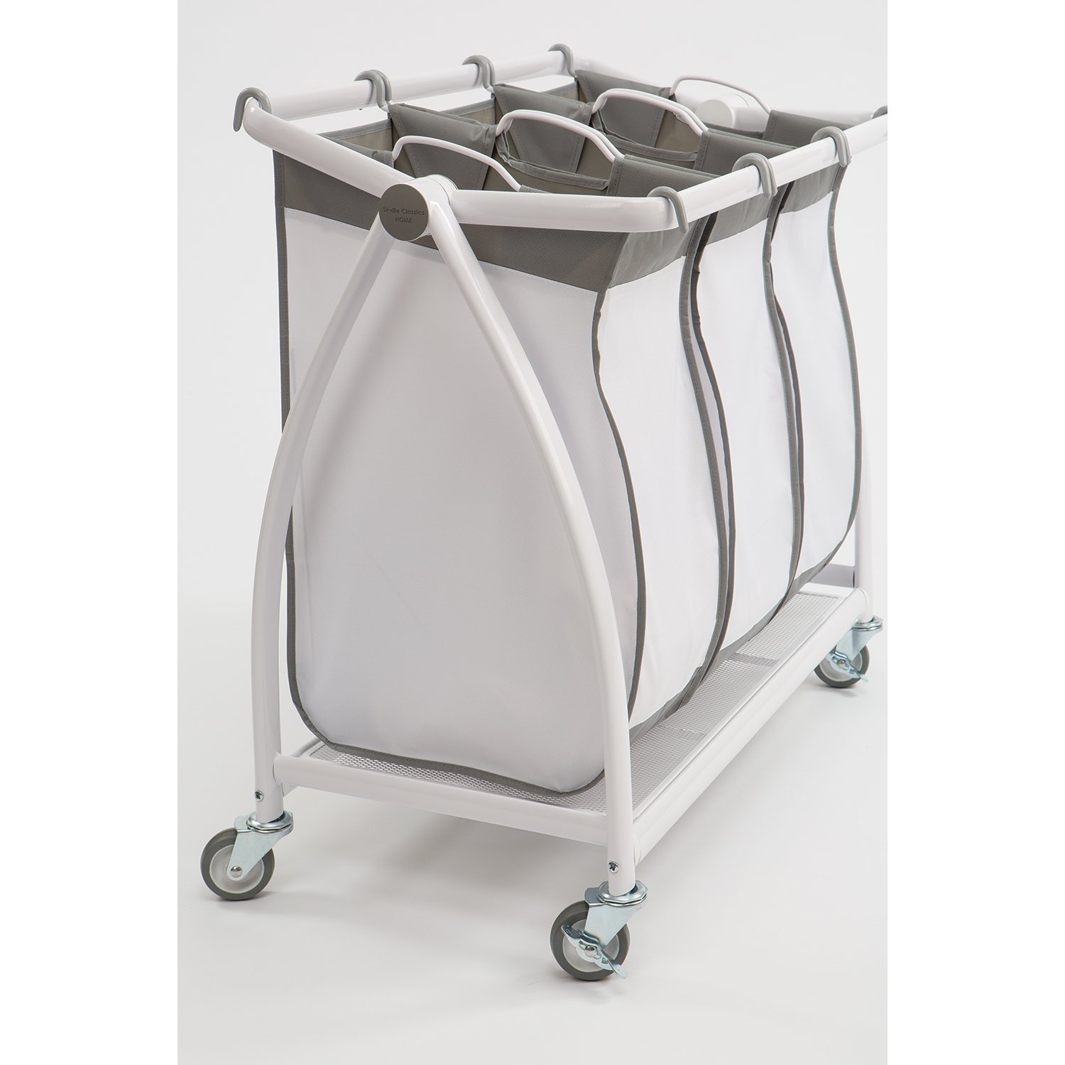 Seville Classics Snow White Polyester 3 Bag Tilt Laundry Sorter Seville Classics Snow White Polyester 3 Bag Tilt Laundry Sorter Free Shipping Today 11901372
