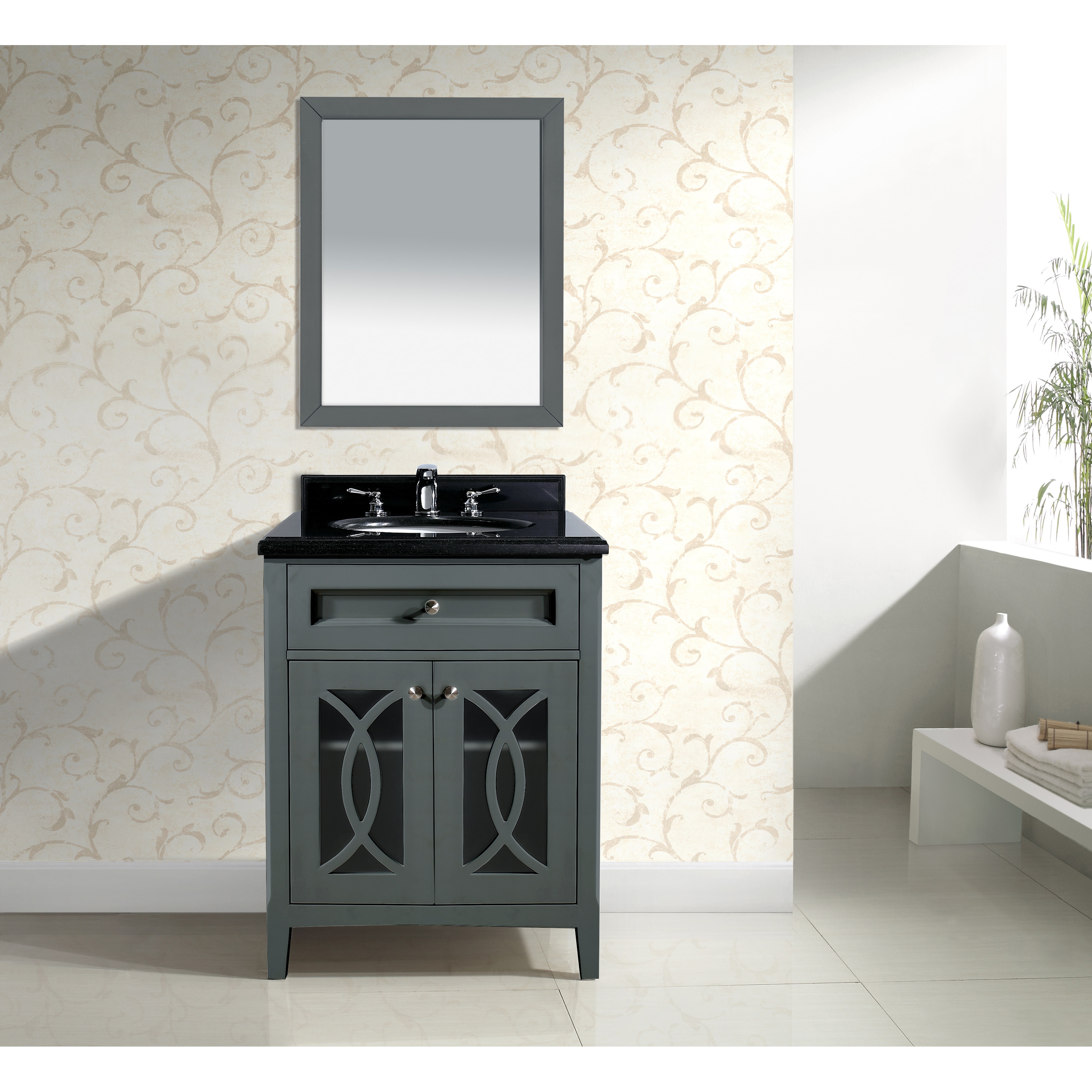 Grazia Collection 30 Inch Vanity With Marble Countertop Free Grazia Collection 30 Inch Vanity With Marble Countertop Free Shipping Today 11915697