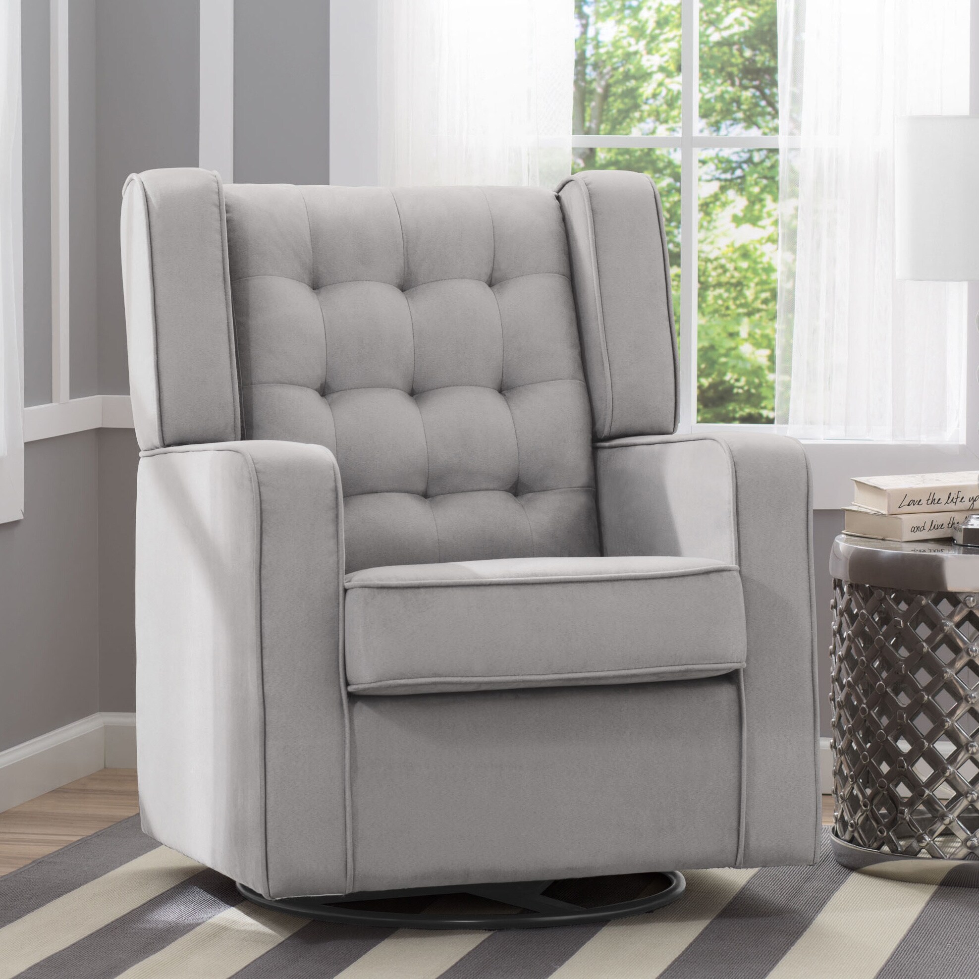 Delta Children Upholstered Paris Glider Free Shipping Today