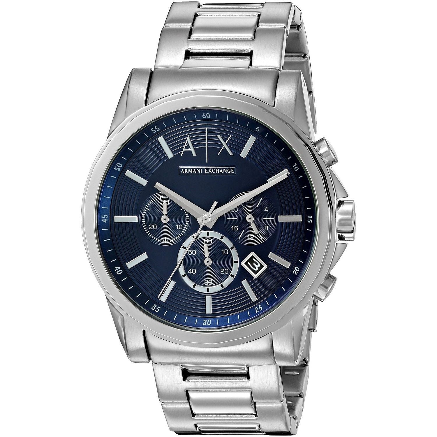 Chronograph Stainless Steel Watch 