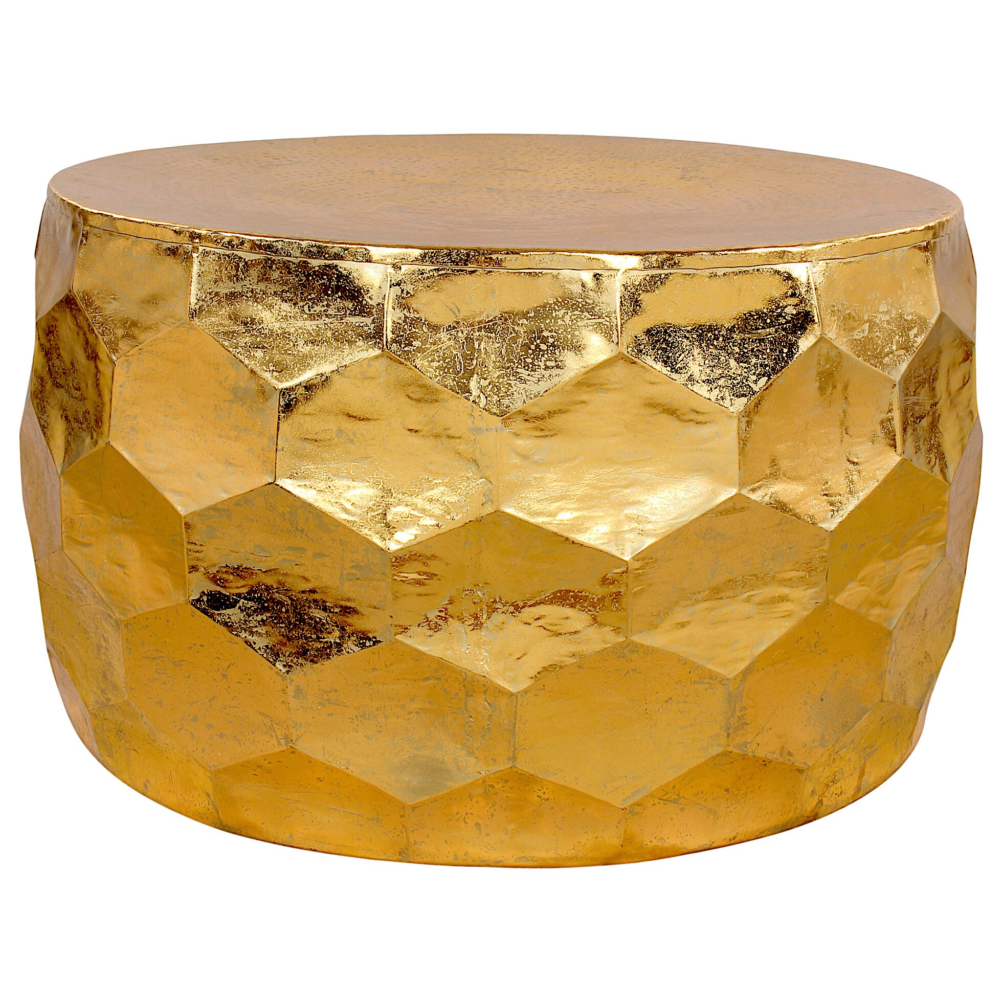 Gemoratic Hammered Gold Leaf Metal Coffee Table Free Shipping Gemoratic Hammered Gold Leaf Metal Coffee Table Free Shipping Today 11984115
