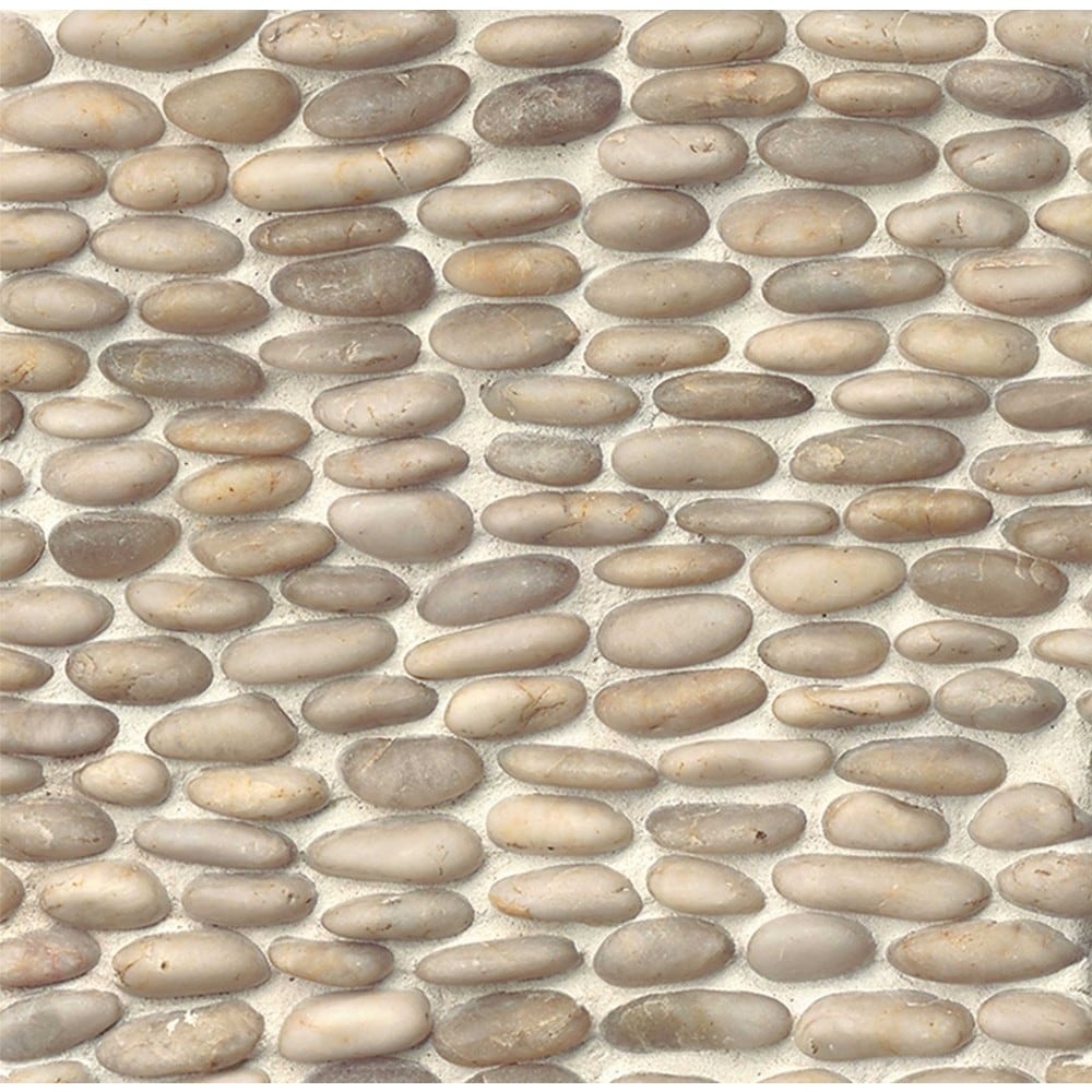 Bedrosians Stacked Pebble 12 Inch X Stone Tile Box Of Bedrosians Stacked Pebble 12 Inch X Stone Tile Box Of 6 Free Shipping Today 11987468