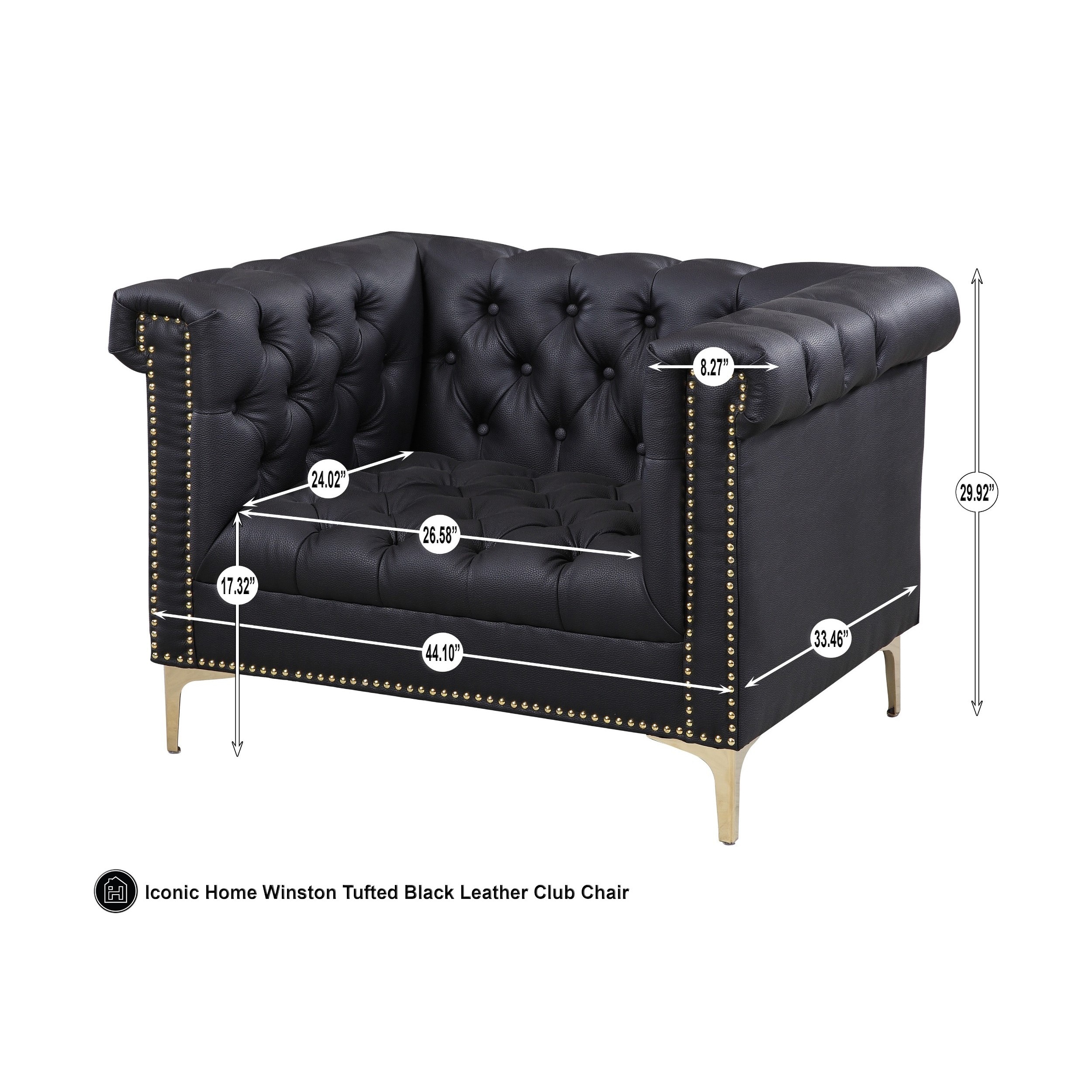 Chic Home Winston Grey Chrome Leather Buttontufted Lounge Chair Withgoldtone Nailhead Trim Free Shipping Today Overstockcom . Chic Home Winston Grey Chrome Leather Buttontufted Lounge Chair chic home winston grey chrome leather buttontufted lounge chair withgoldtone nailhead trim free shipping today overstockcom . chic home winston grey chrome leather buttontufted lounge chair
