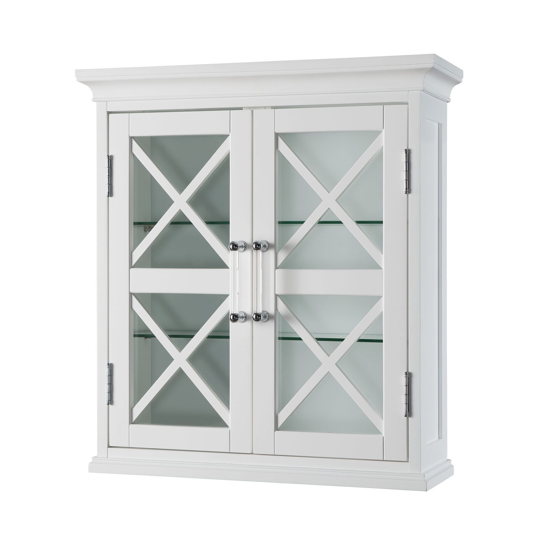 Elegant Home Fashions Grayson Wall Cabinet With Two Doors Elegant Home Fashions Grayson Wall Cabinet With Two Doors Free Shipping Today 12007758