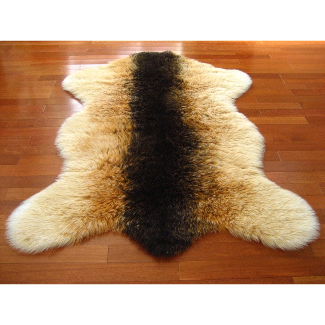 Brown Orange White Gy Goat Pelt Faux Fur Rug 3 X 4 7 Brown Orange White Gy Goat Pelt Faux Fur Rug 3 X 4 7 Free Shipping Today 12021865