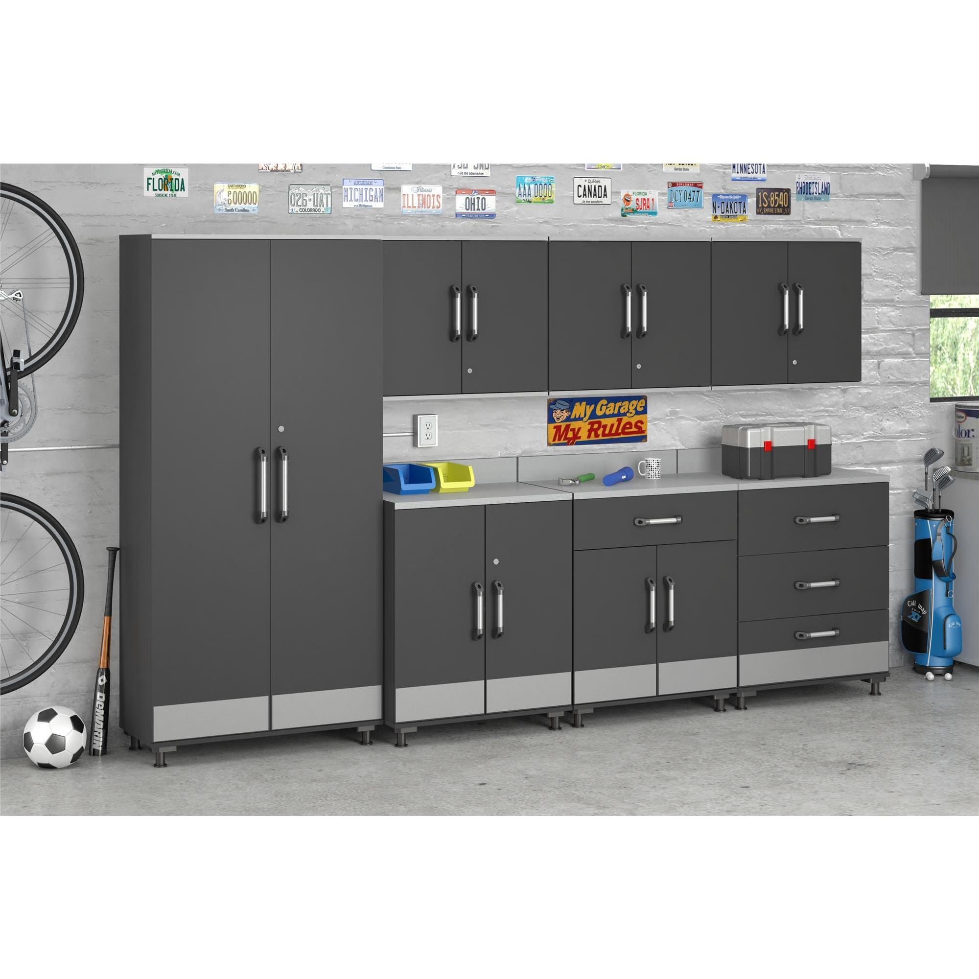 Systembuild Boss Steel Grey Wall Cabinet Free Shipping Today Systembuild Boss Steel Grey Wall Cabinet Free Shipping Today 12048206