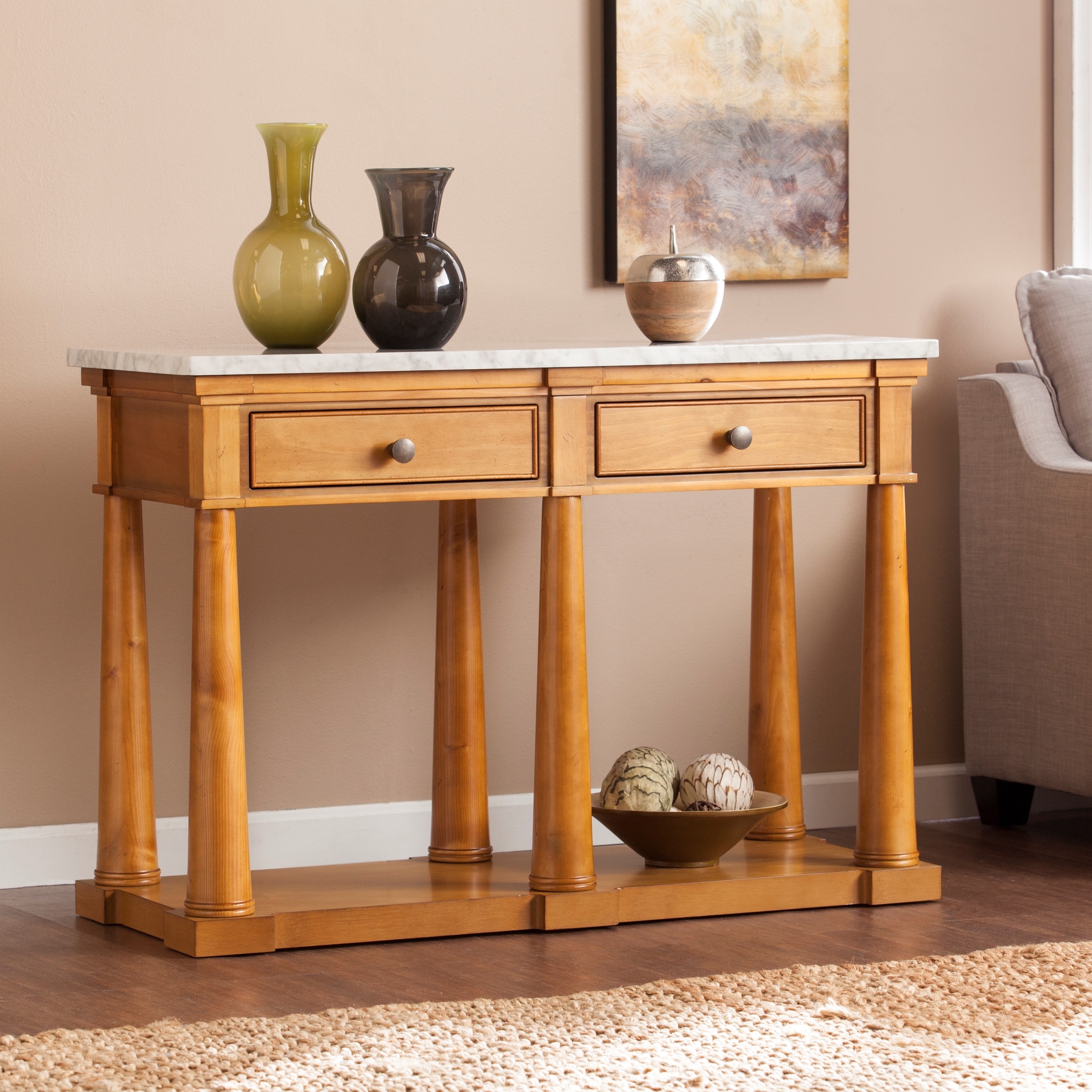 Harper Blvd Gannon Faux Marble Sofa Console Table Free Harper Blvd Gannon Faux Marble Sofa Console Table Free Shipping Today 12057471