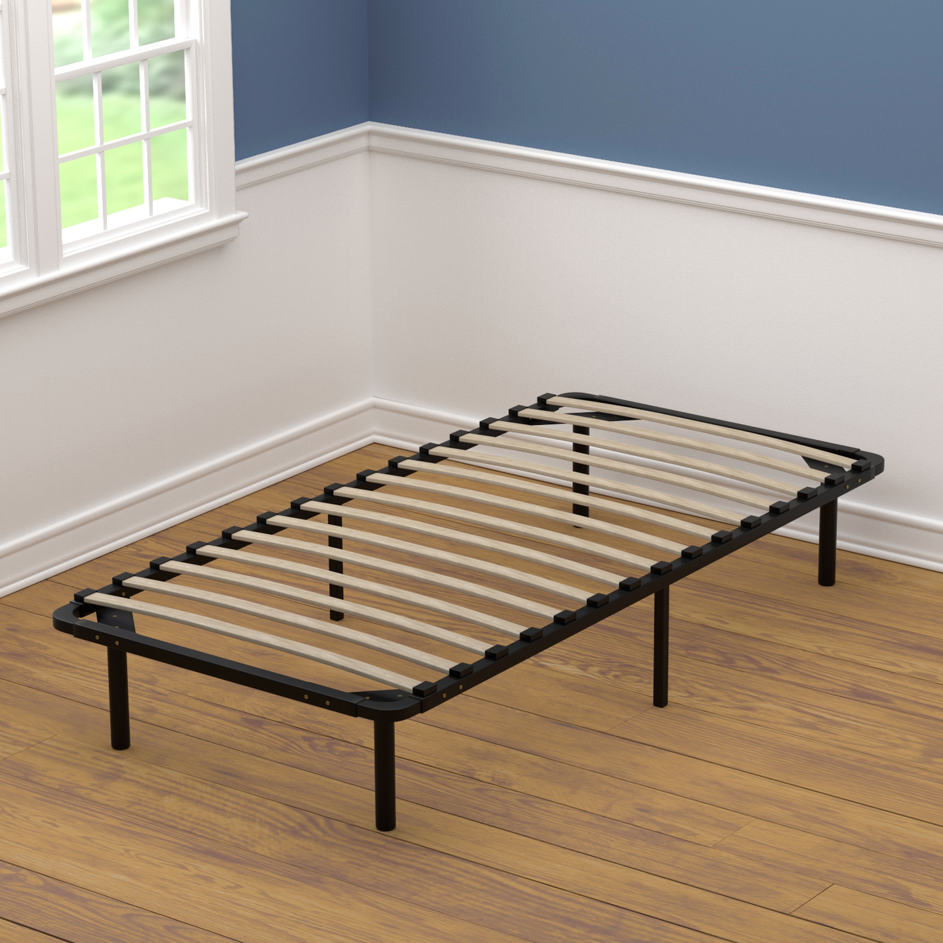 Handy Living Xl Twin Size Wood Slat Bed Frame On Free Handy Living Xl Twin Size Wood Slat Bed Frame On Free Shipping Today 12063139