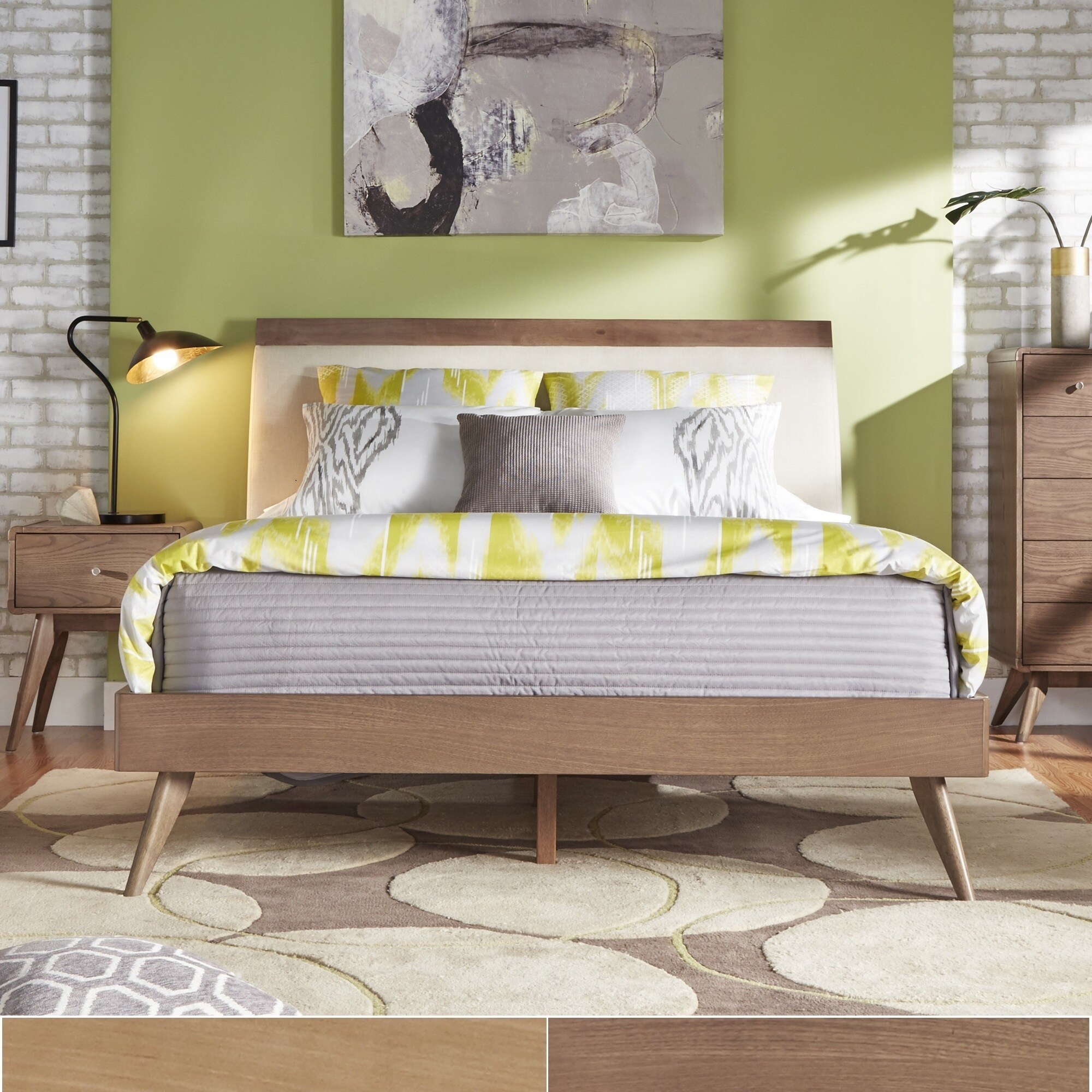 Shop Penelope Danish Modern Platform Bed INSPIRE Q Modern On Sale