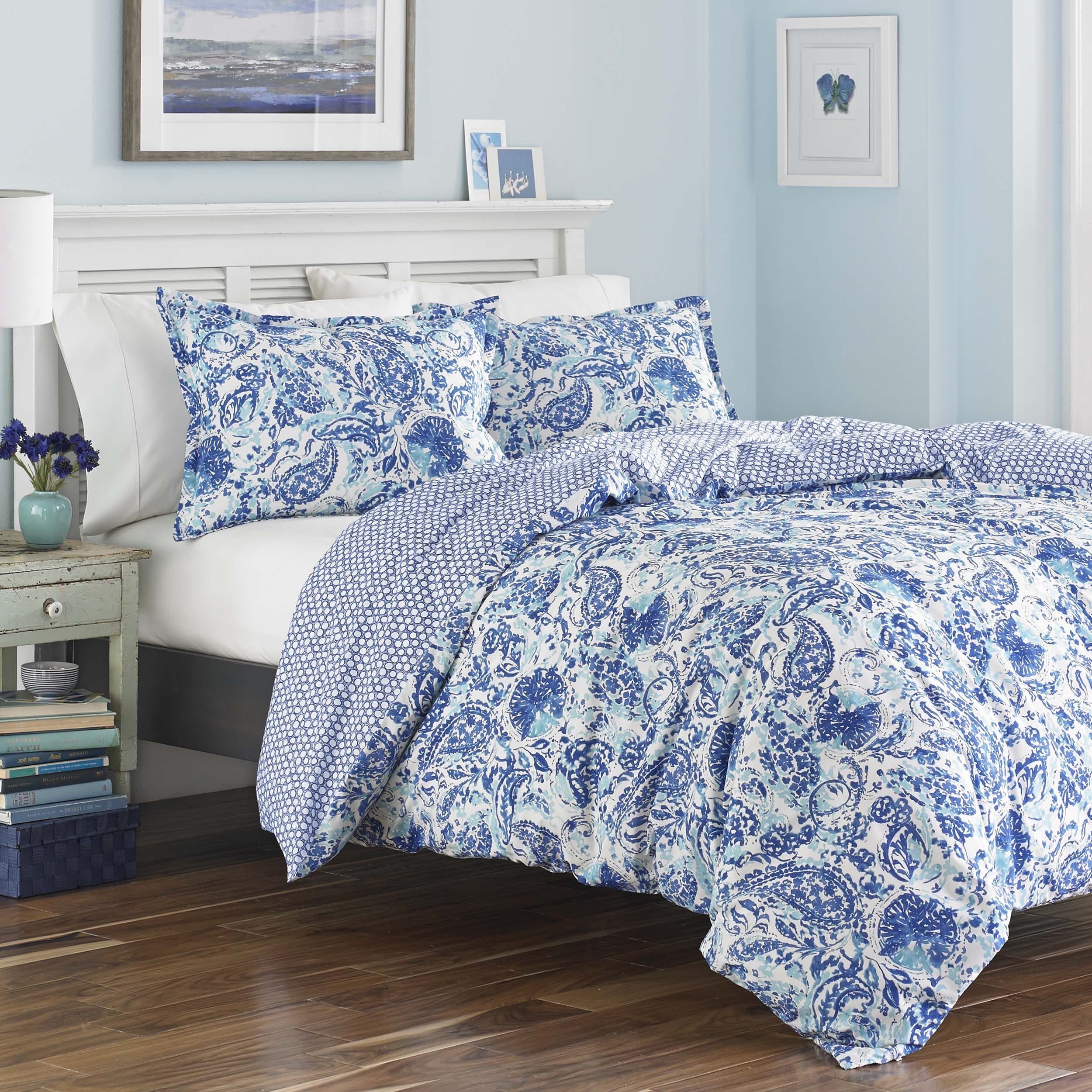 Poppy Fritz Brooke Cobalt And White Paisley Cotton Duvet Cover Poppy Fritz Brooke Cobalt And White Paisley Cotton Duvet Cover Set Free Shipping Today 18986630