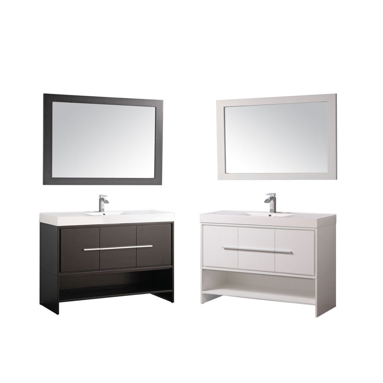 Cypress 48 Inch Single Sink Modern Bathroom Vanity Set Free Cypress 48 Inch Single Sink Modern Bathroom Vanity Set Free Shipping Today 18992841