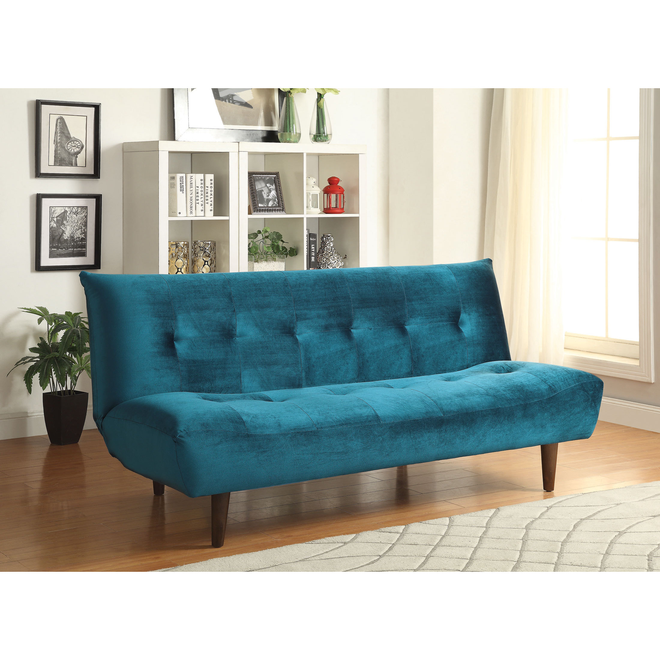 Coaster Company Home Furnishings Sofa Bed Teal Free Coaster Company Home Furnishings Sofa Bed Teal Free Shipping Today 12189591
