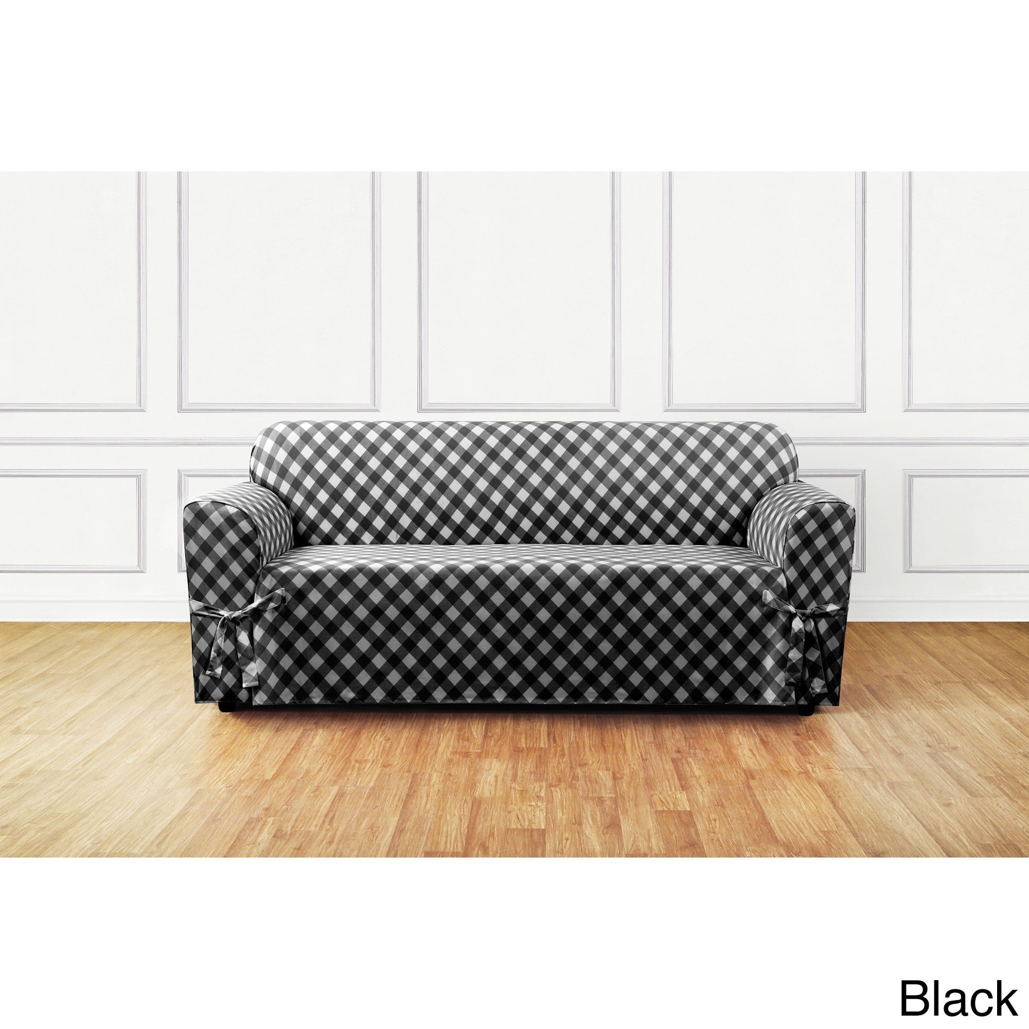 Sure Fit Buffalo Check Sofa Slipcover On Free Shipping Sure Fit Buffalo Check Sofa Slipcover On Free Shipping Today 12193424