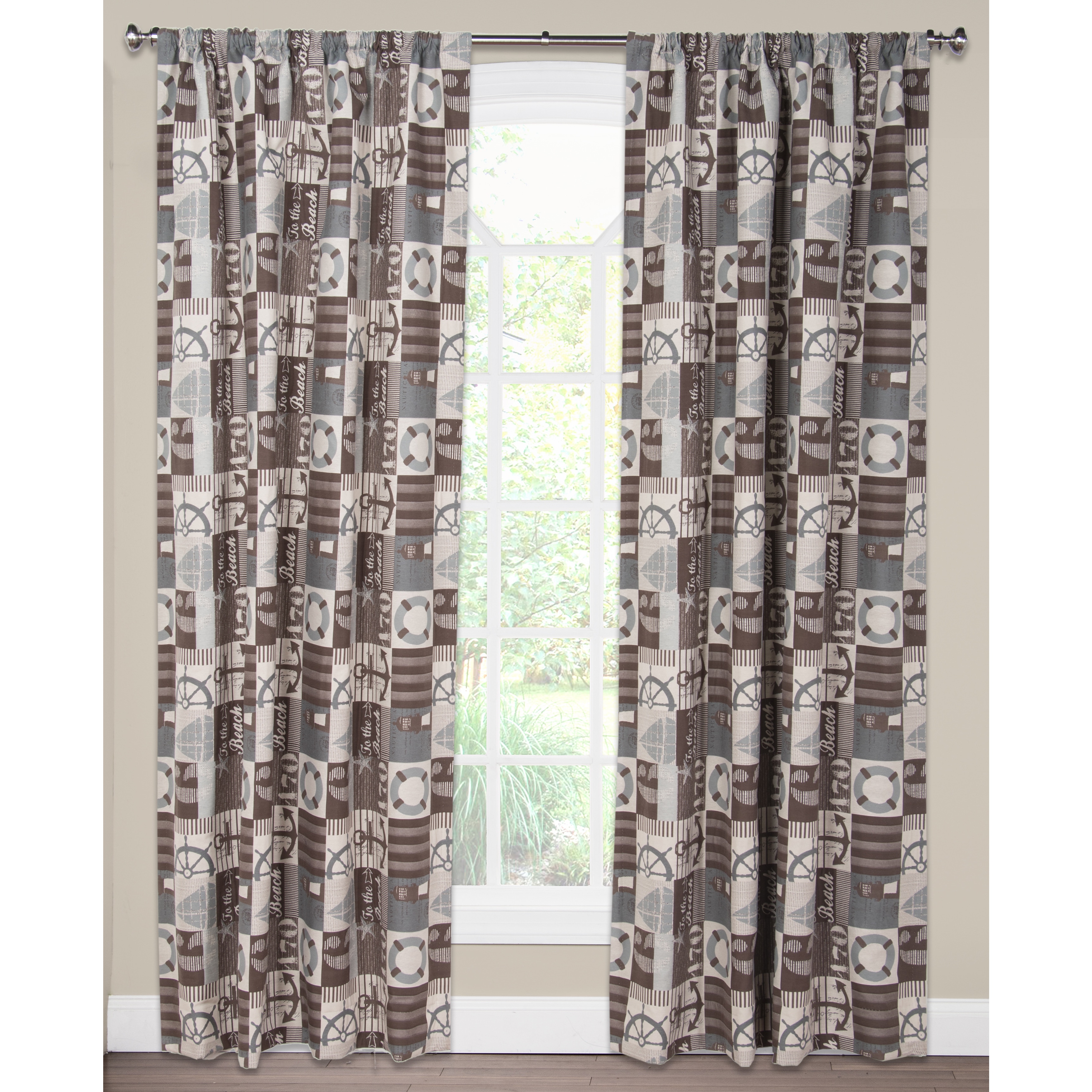 To The Beach Curtain Panel Free Shipping Today To The Beach Curtain Panel Free Shipping Today 12204758