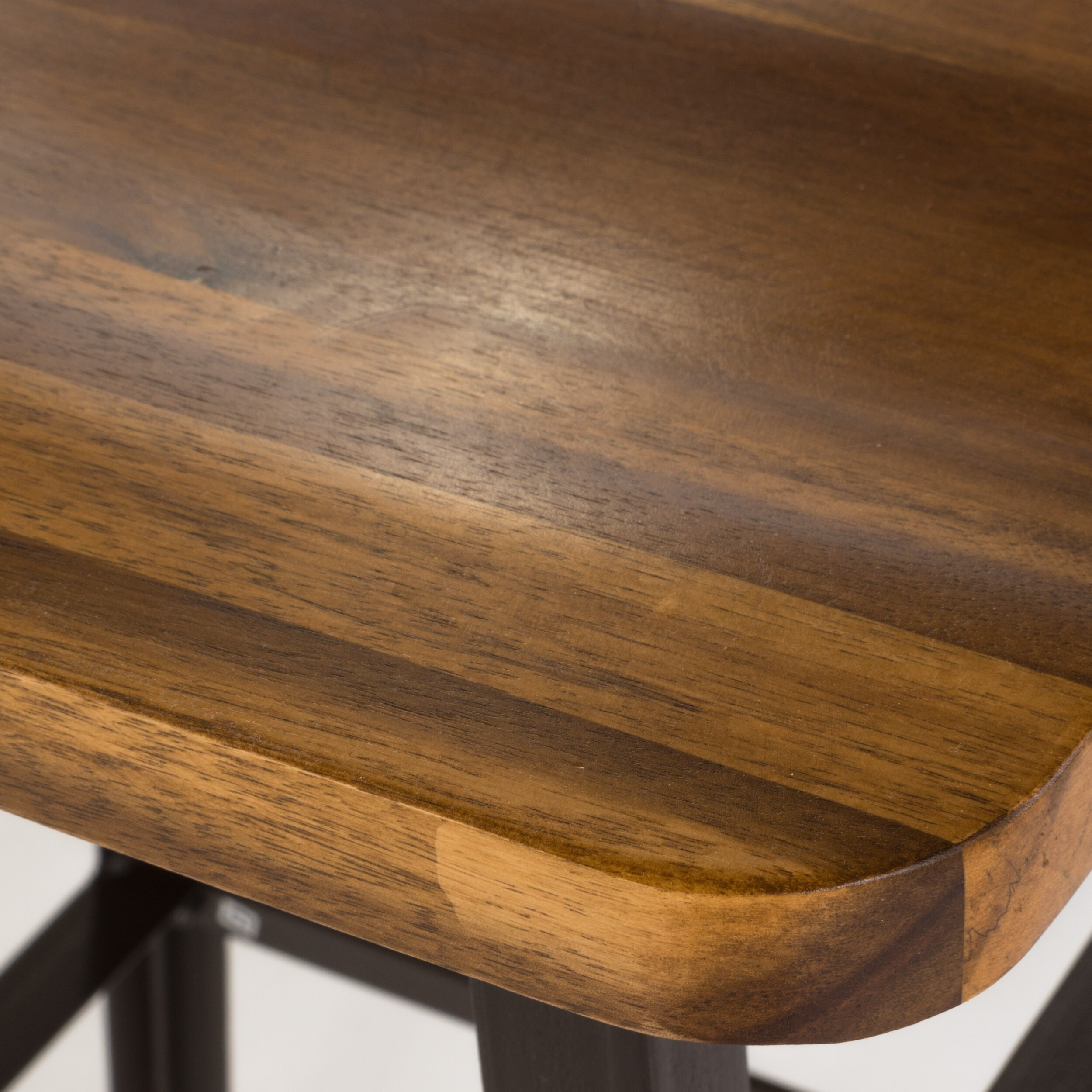 Shop Rugar 28 Inch Acacia Wood Bar Stool Set Of 2 By Christopher