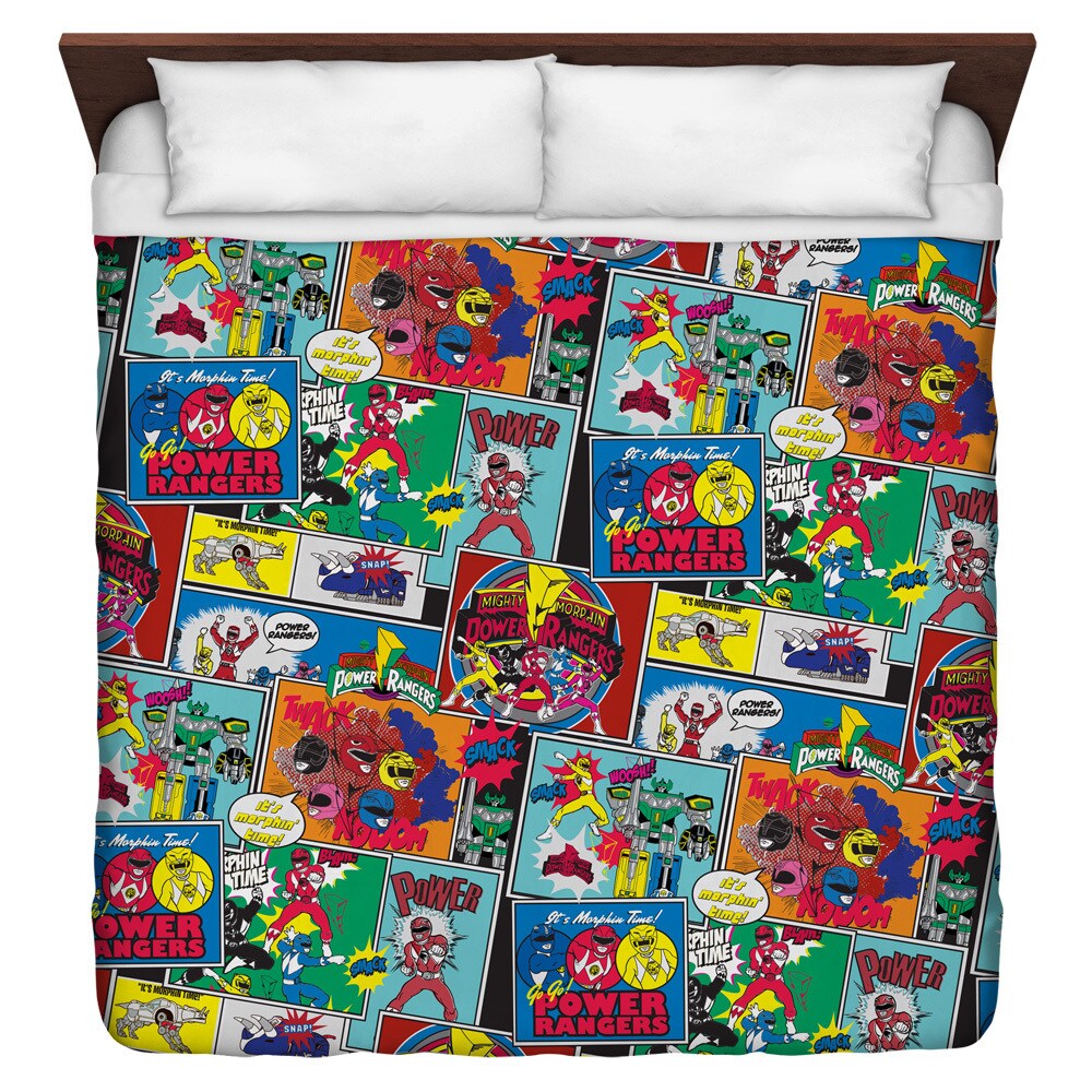 Shop Power Rangers Pattern Duvet Cover Ships To Canada