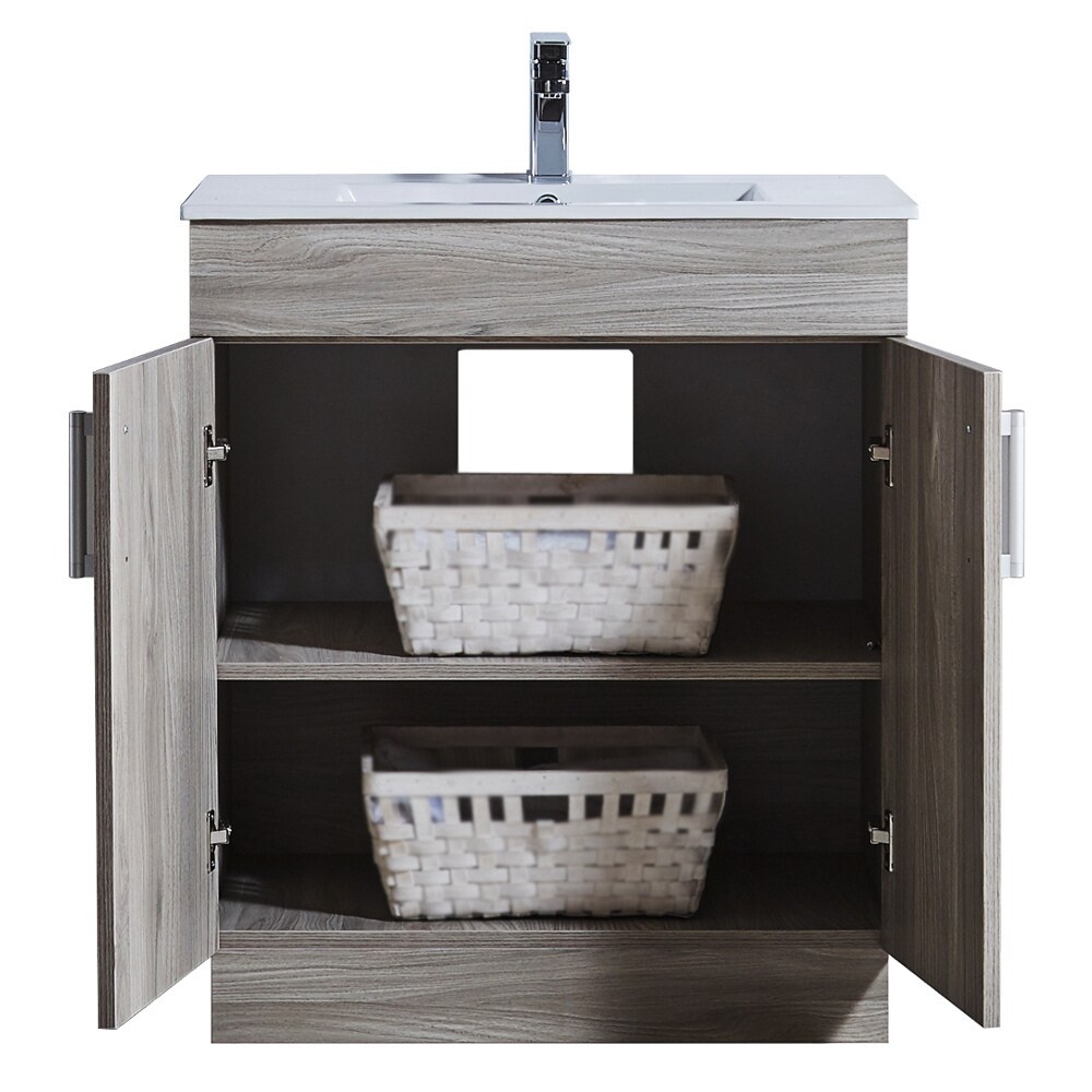 29 Inch Bathroom Vanity With Ceramic Sink And Matching Medicine 29 Inch Bathroom Vanity With Ceramic Sink And Matching Medicine Cabinet Free Shipping Today 12301340
