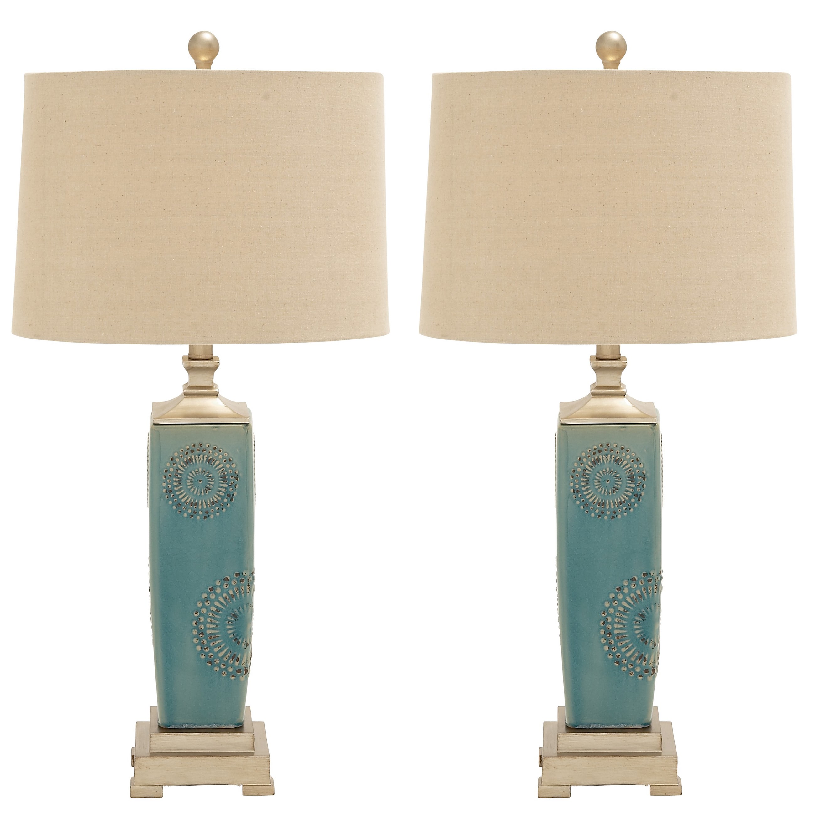 Shop Urban Designs Victoria Ceramic Table Lamp (Set of 2) - Free ... Shop Urban Designs Victoria Ceramic Table Lamp (Set of 2) - Free ...