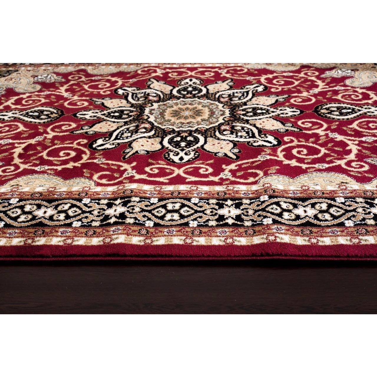 Shop Persian Rugs Oriental Traditional Red Multi Colored Area Rug