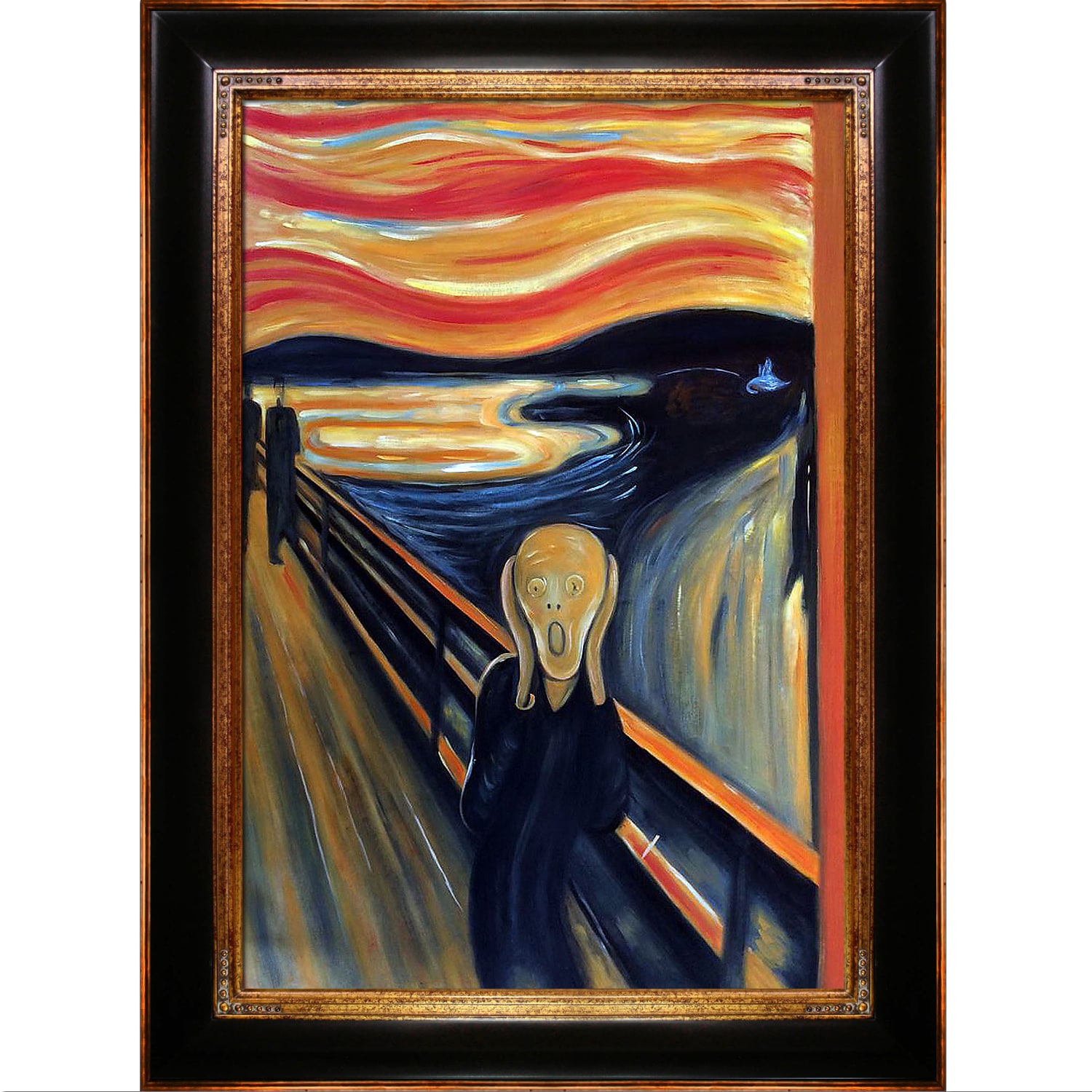 Edvard Munch,The Scream,Framed Prints,wall art prints,Hanging Canvas print,large wall art oversized,f438