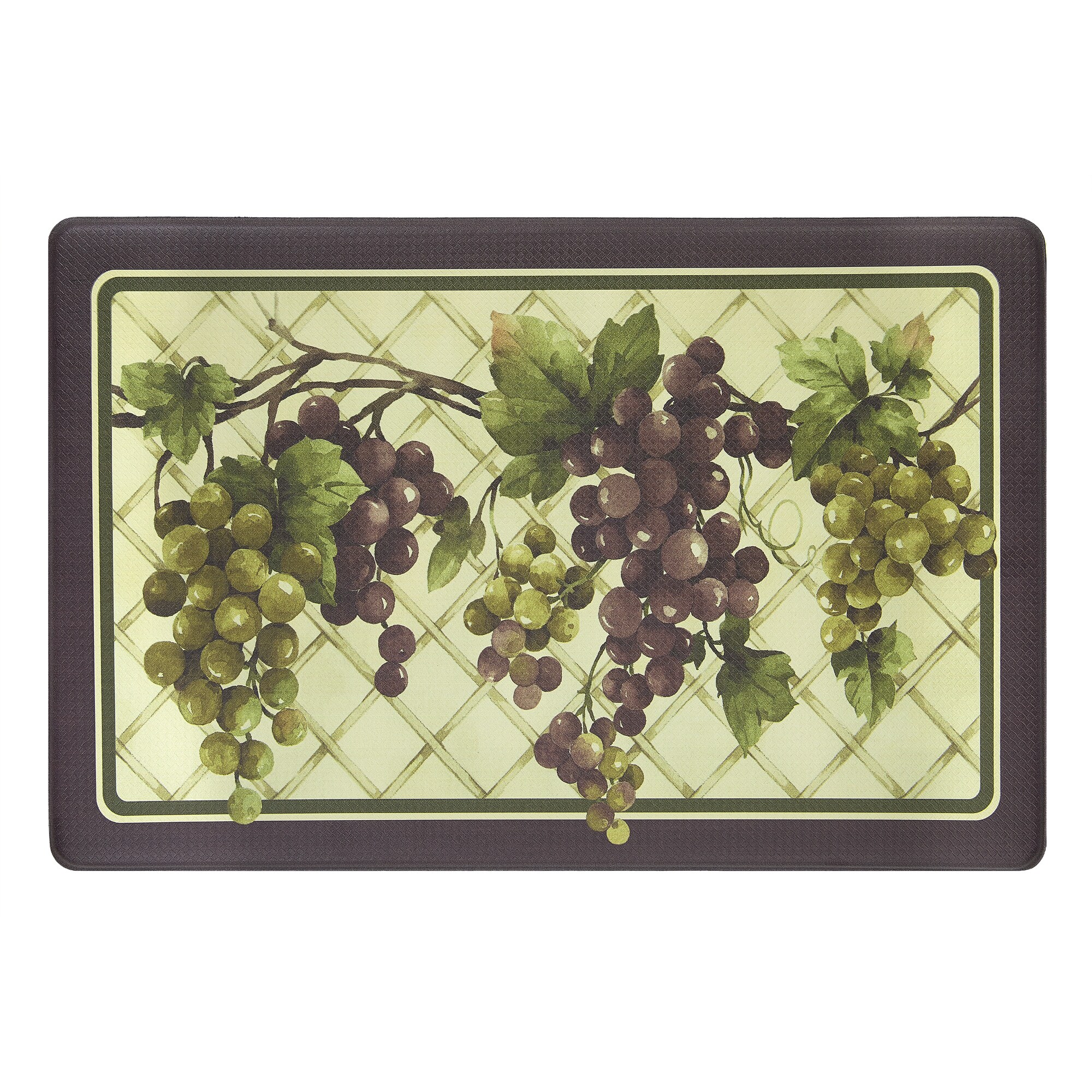Shop Achim Tuscany Grapes Anti Fatigue Decorative Kitchen Floor Mat