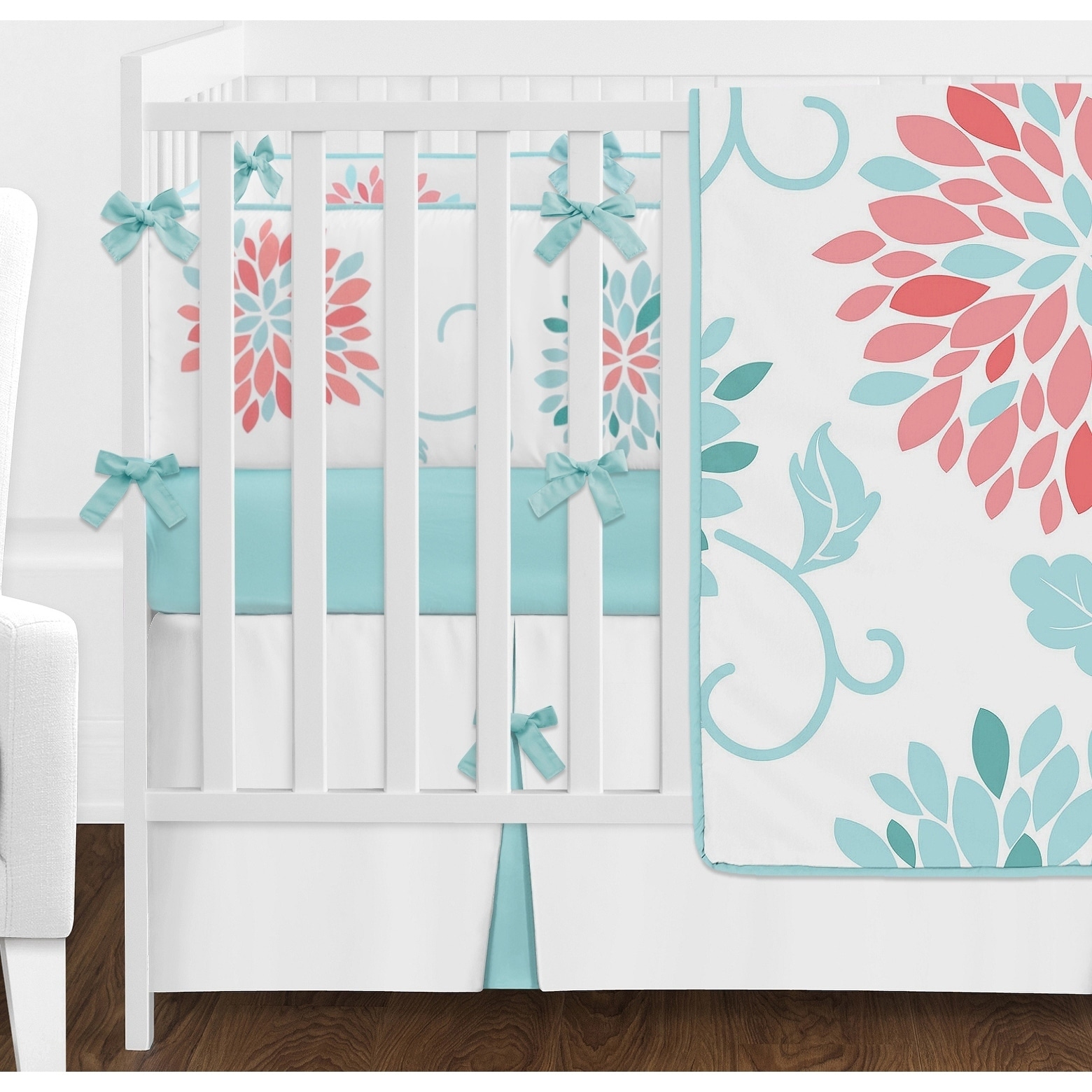 Sweet Jojo Designs Emma Collection 9 Piece Crib Bedding Set Sweet Jojo Designs Emma Collection 9 Piece Crib Bedding Set Free Shipping Today 12489051