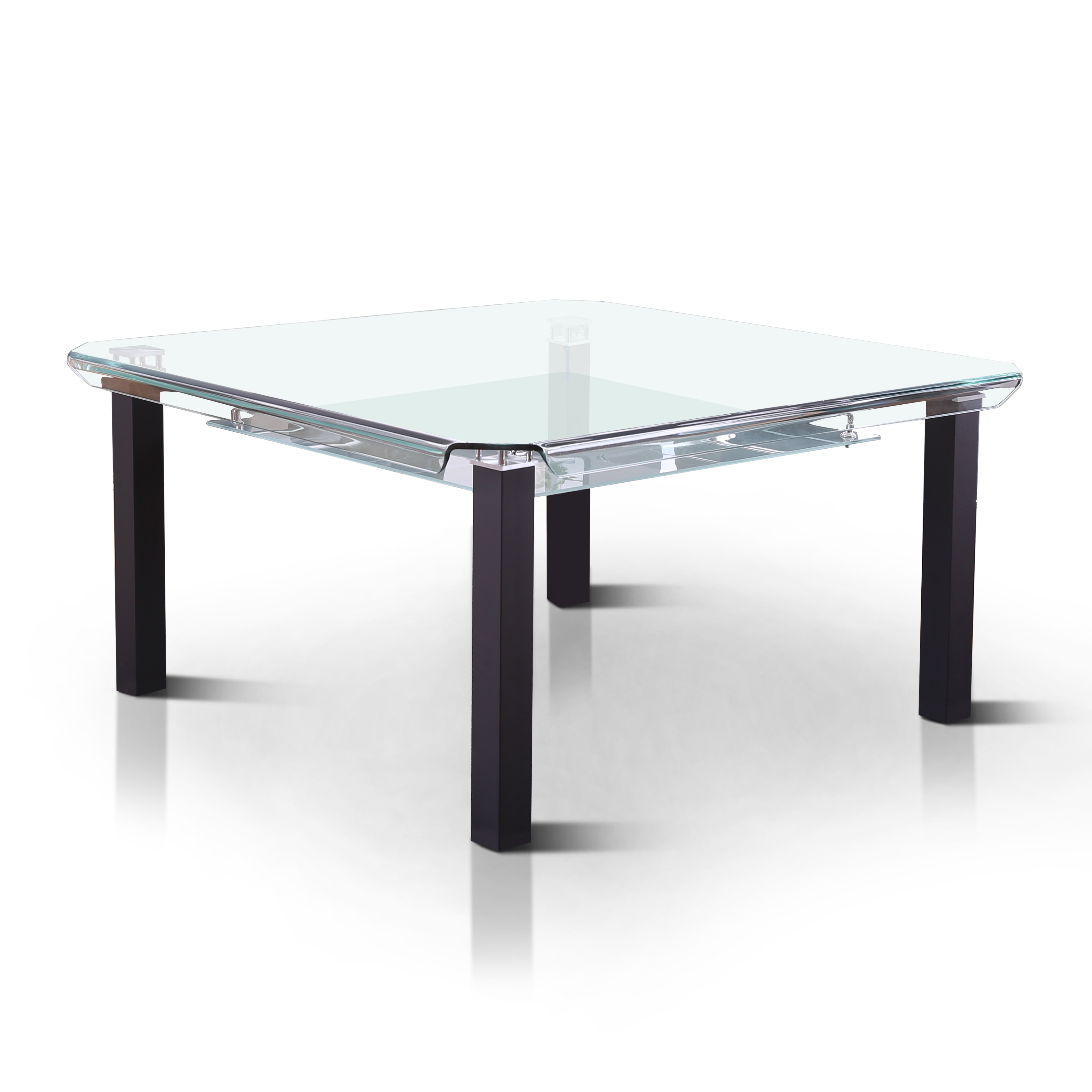 Furniture Of America Kell Contemporary Square Tempered Gl Furniture Of America Kell Contemporary Square Tempered Gl Top Dining Table Black On Free Shipping Today 12521475