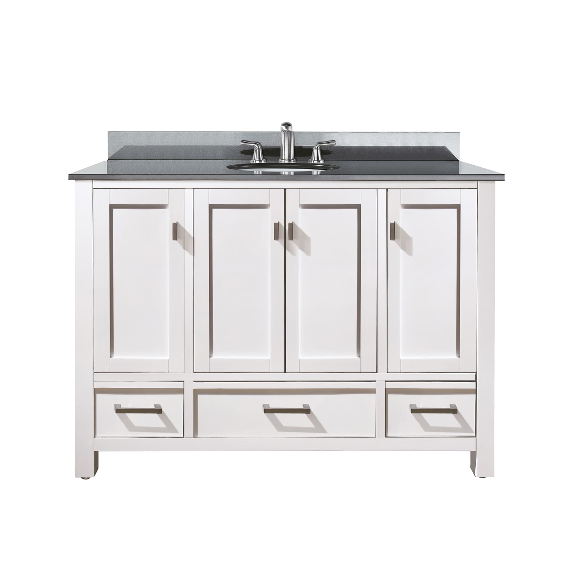 Avanity Modero 48 Inch White Finish Vanity Combo Free Avanity Modero 48 Inch White Finish Vanity Combo Free Shipping Today 12532327