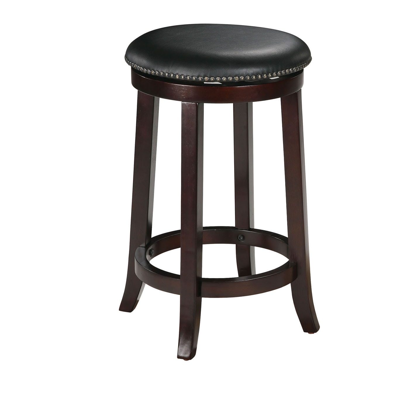 Chelsea Faux Leather And Wood Espresso Finish Swivel Bar Stool Set Chelsea Faux Leather And Wood Espresso Finish Swivel Bar Stool Set Of 2 Free Shipping Today 19409536