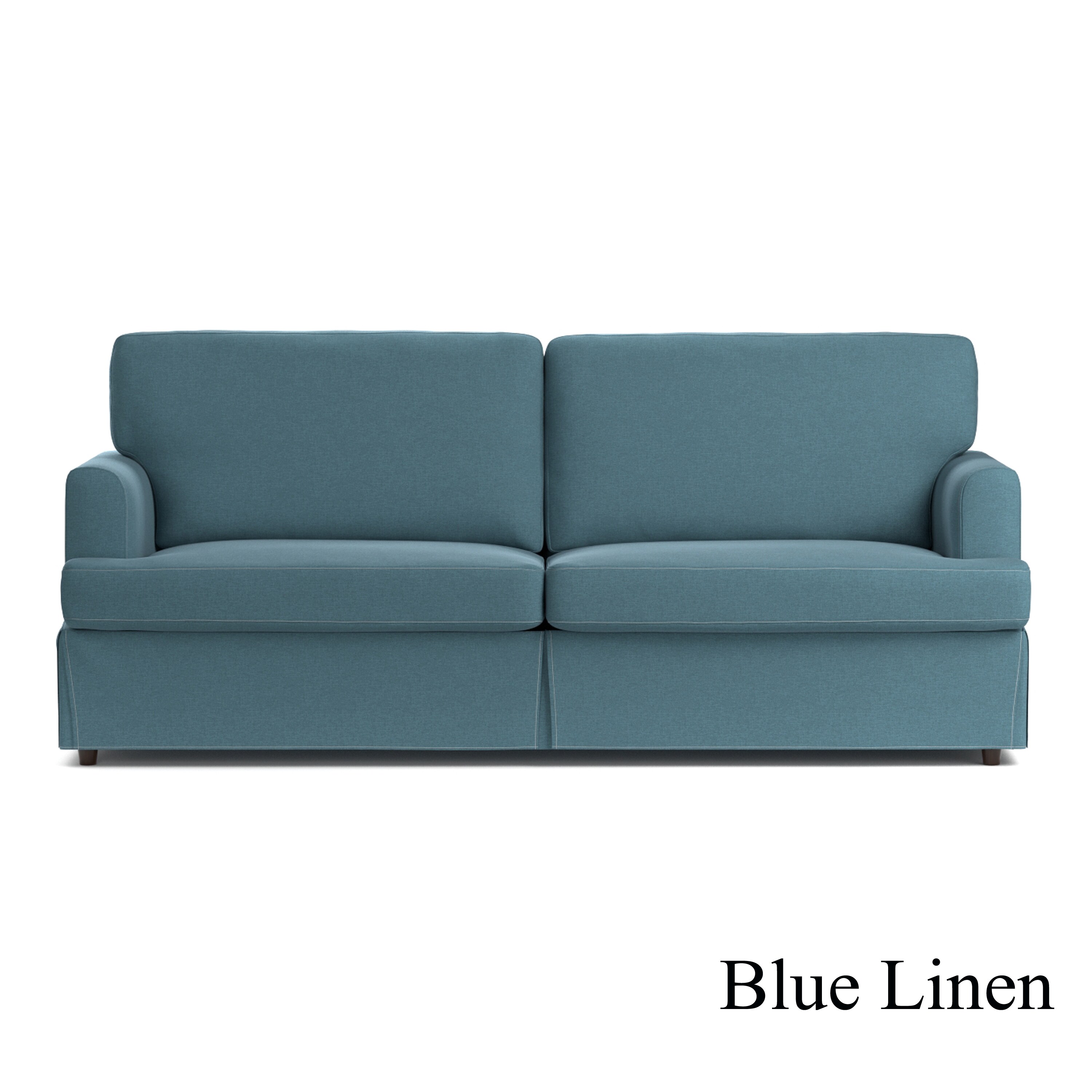 Handy Living Undercover Custom Orlando Sofast Sofa With Skirted Slipcover