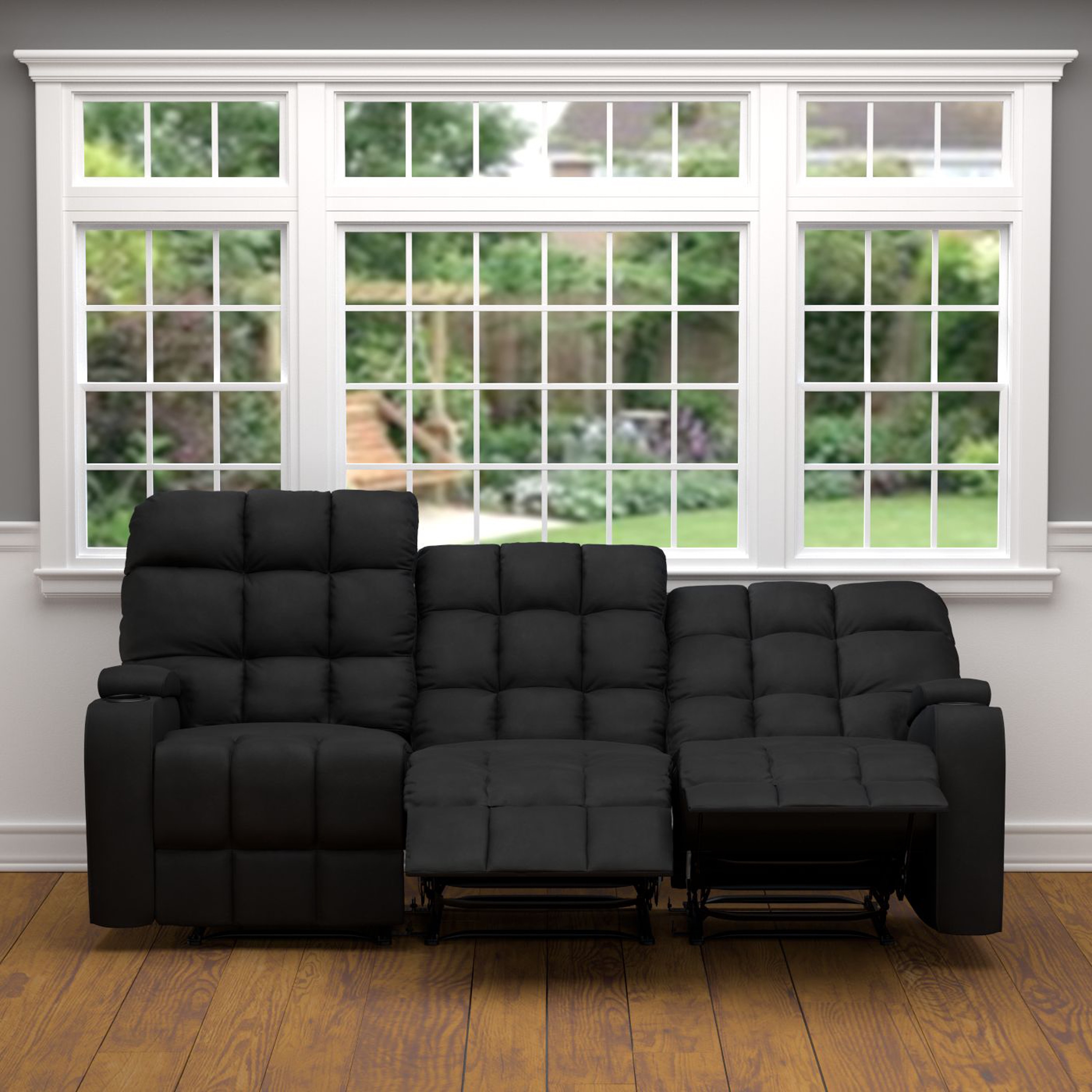 prolounger wall hugger storage reclining sofa