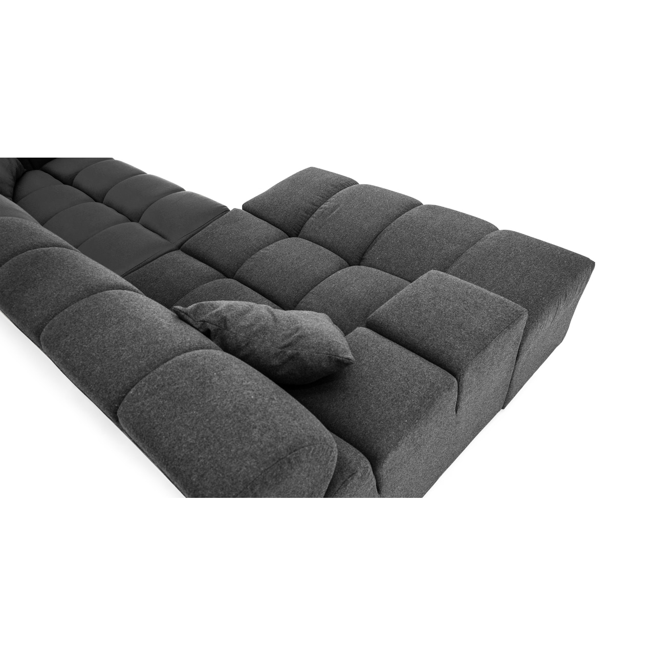 Karl Cubix Modern Modular Premium Cashmere Left Sofa Karl Cubix Modern Modular Premium Cashmere Left Sofa Sectional Free Shipping Today 12776877